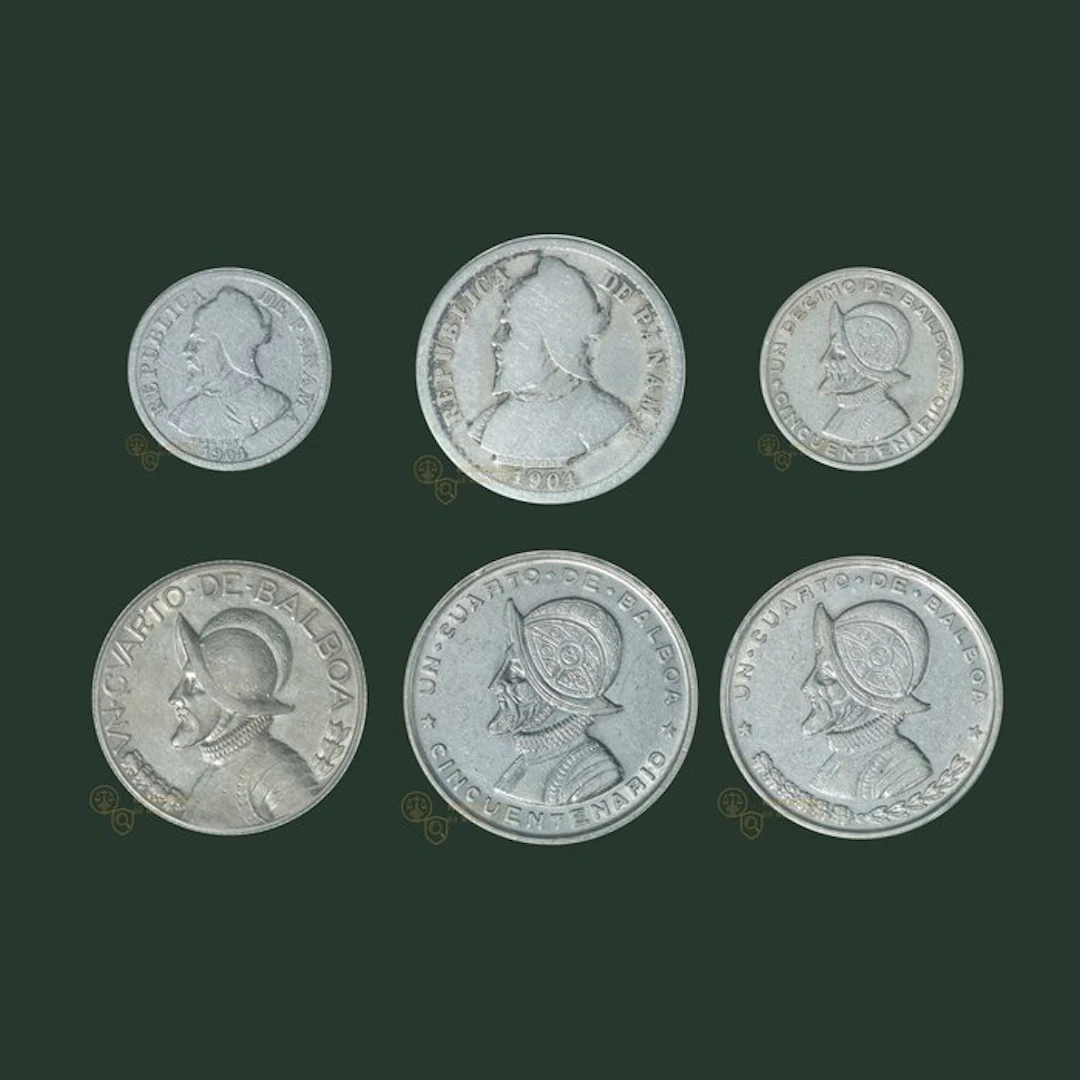 Panama. 5 & 10 Centésimos 1904