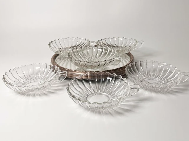 Val Saint Lambert - Table service for 6 (6) - Crystal