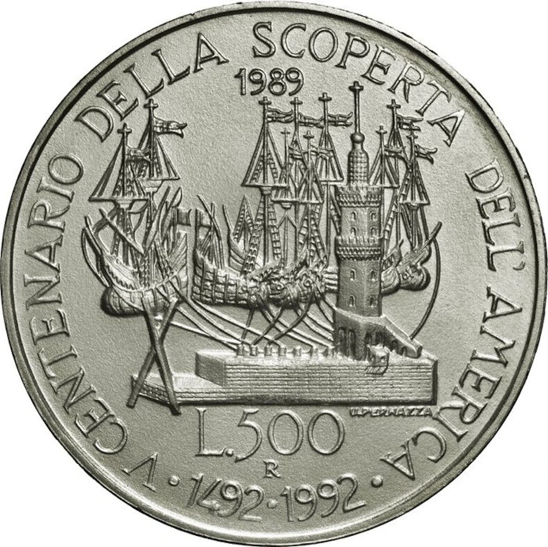 Italy. Dittico 1989 "V Centenario della scoperta della...