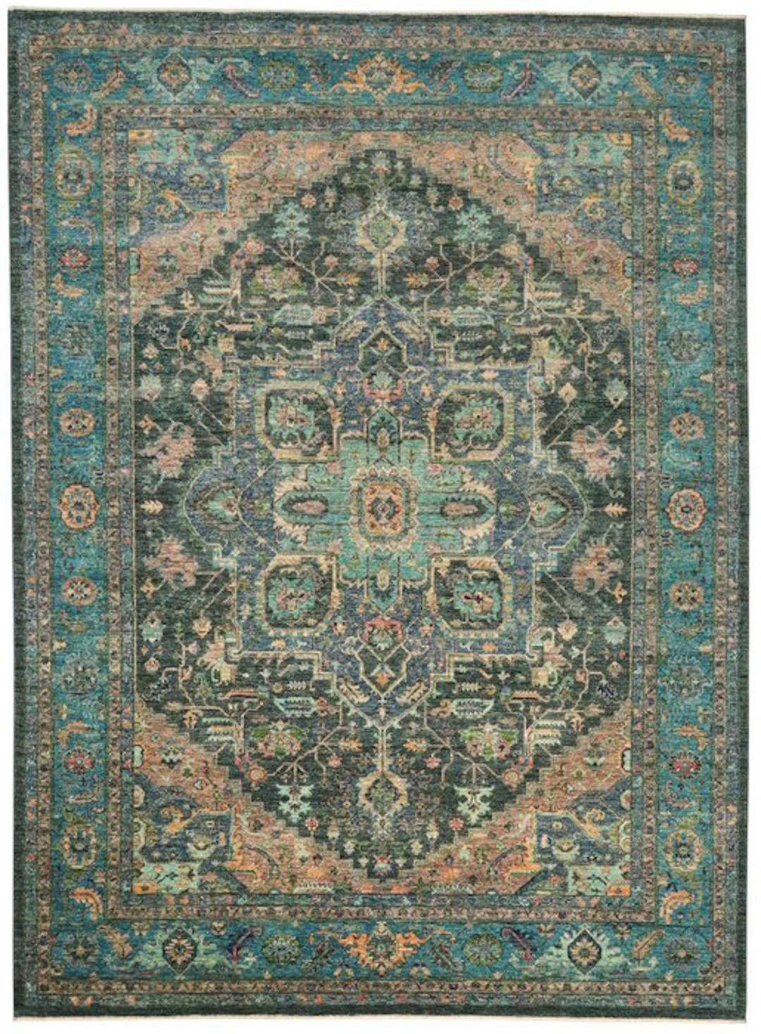 Hand-knotted designer rug with Heriz pattern - New - Rug - 325 cm - 240 cm