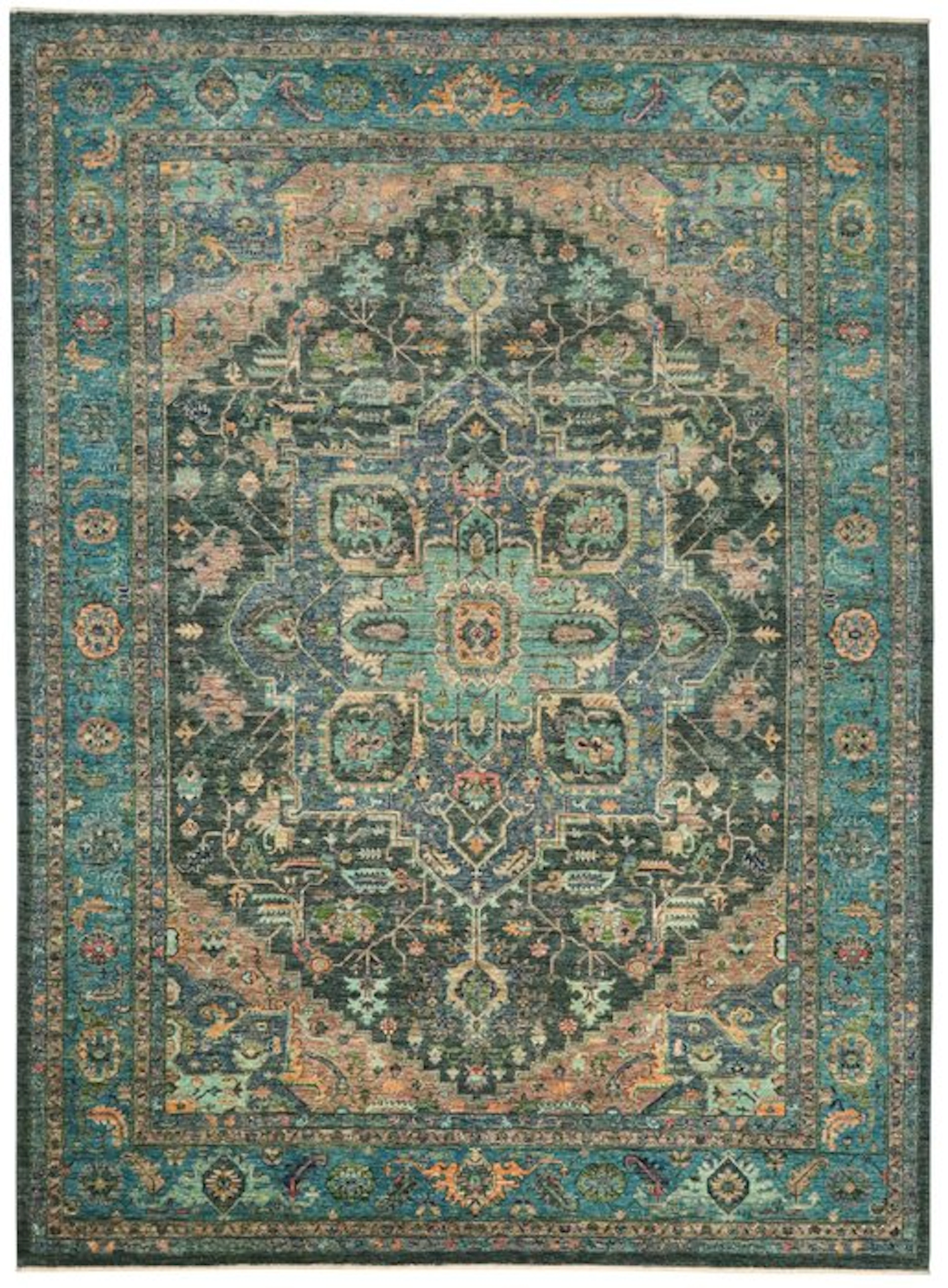 Hand-knotted designer rug with Heriz pattern - New - Rug - 325 cm - 240 cm