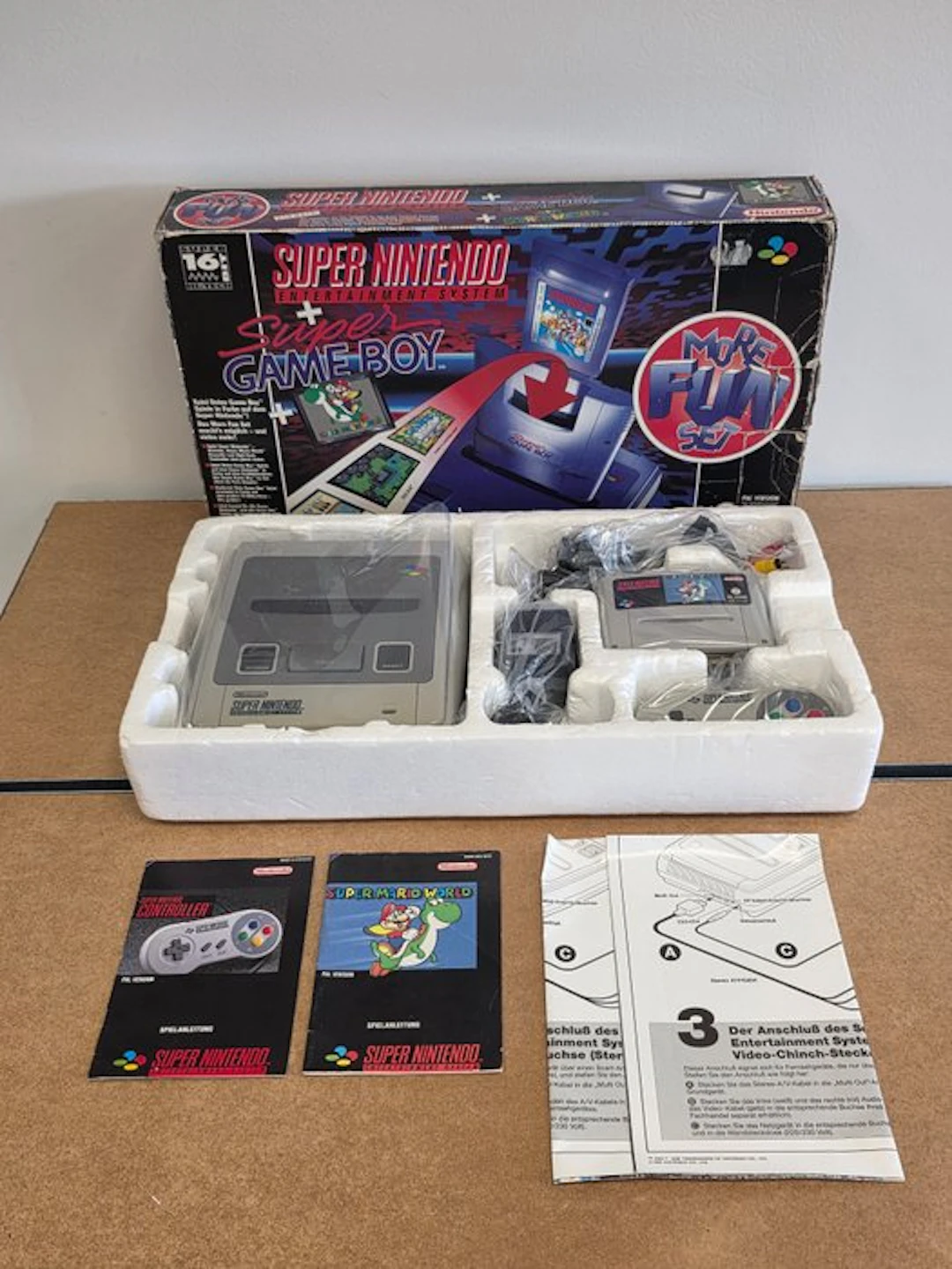 Nintendo - Snes - Super Rare - "More Fun Set" Yoshi...