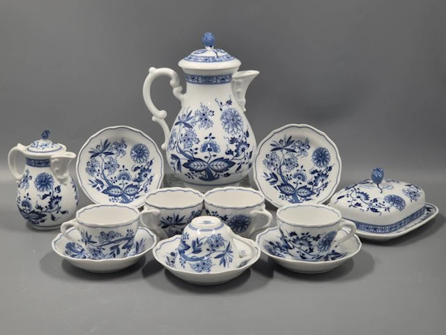 Hutschenreuther Zwiebelmuster Kaffeeservice Set – Kanne...
