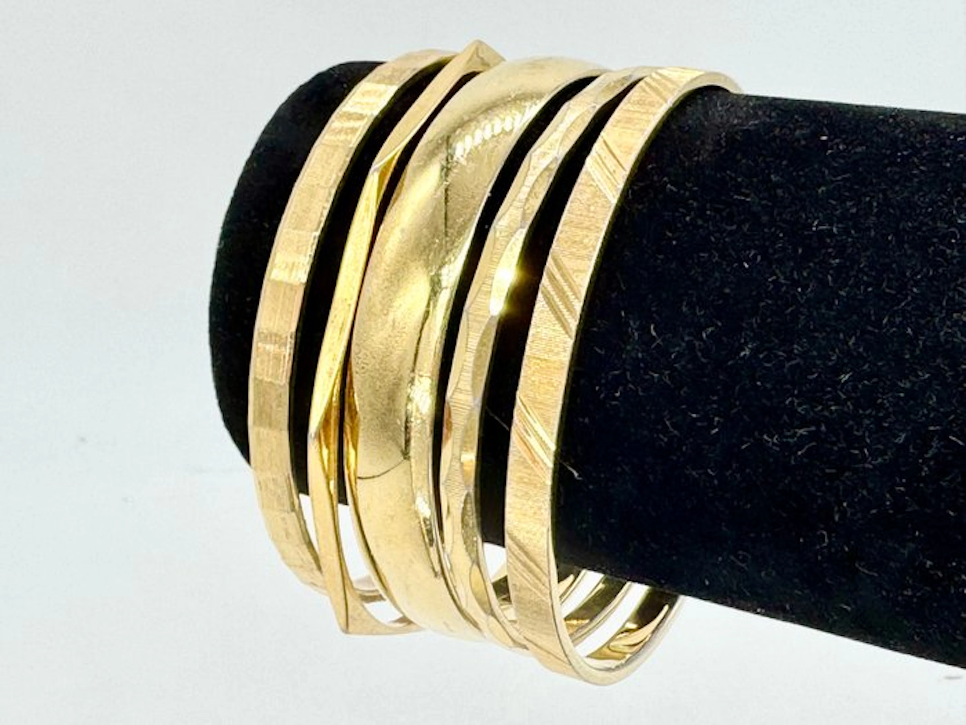 Monet - Gold-plated, 22 kt Set of 5 Stylish - Bracelet