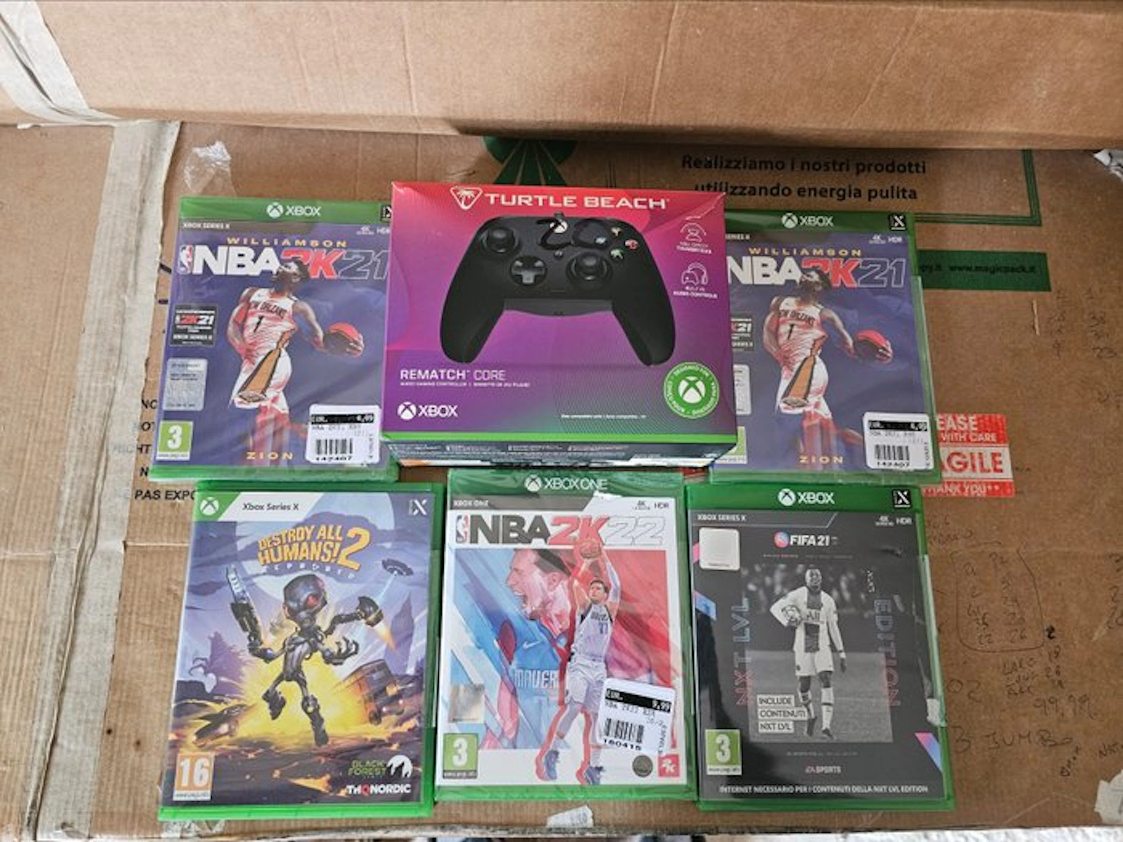 Xbox - Xbox Series X - Turtle beach piu giochi - Video game - In original box