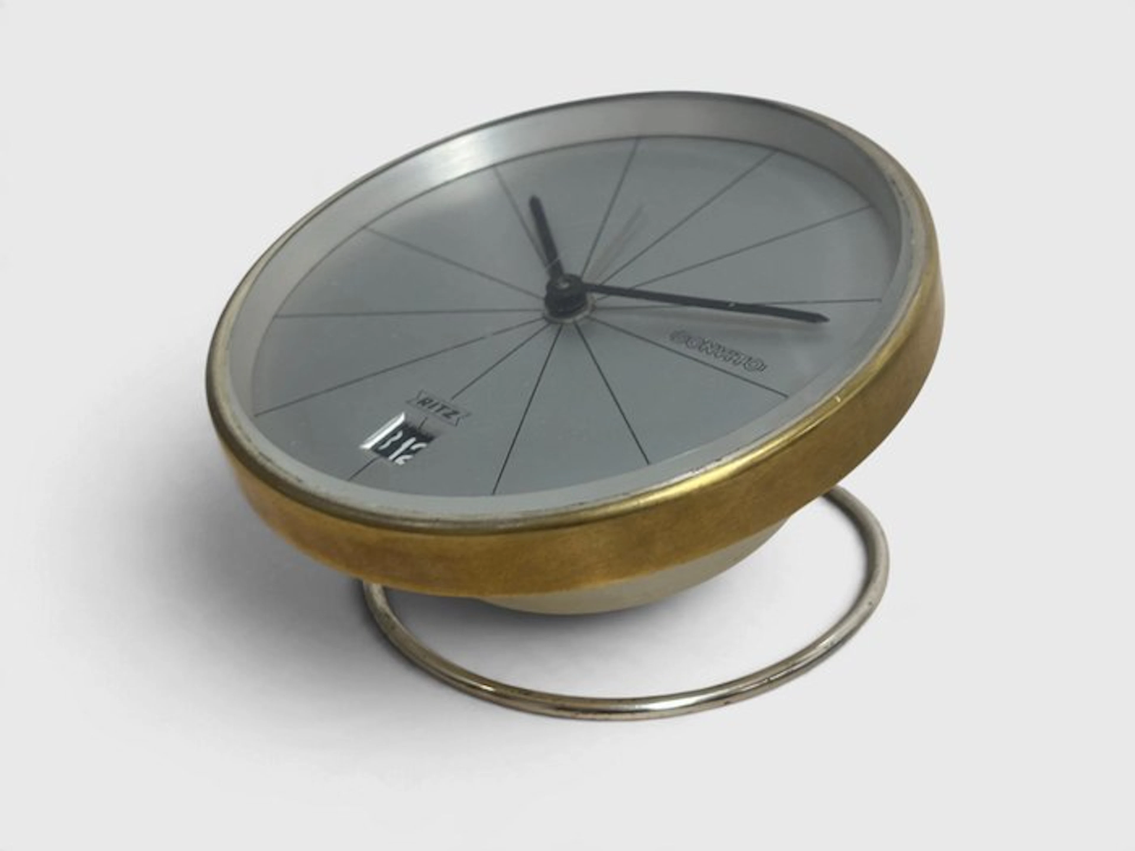 Table clock - RITZ DONVITO – 1960s/70s Italian...