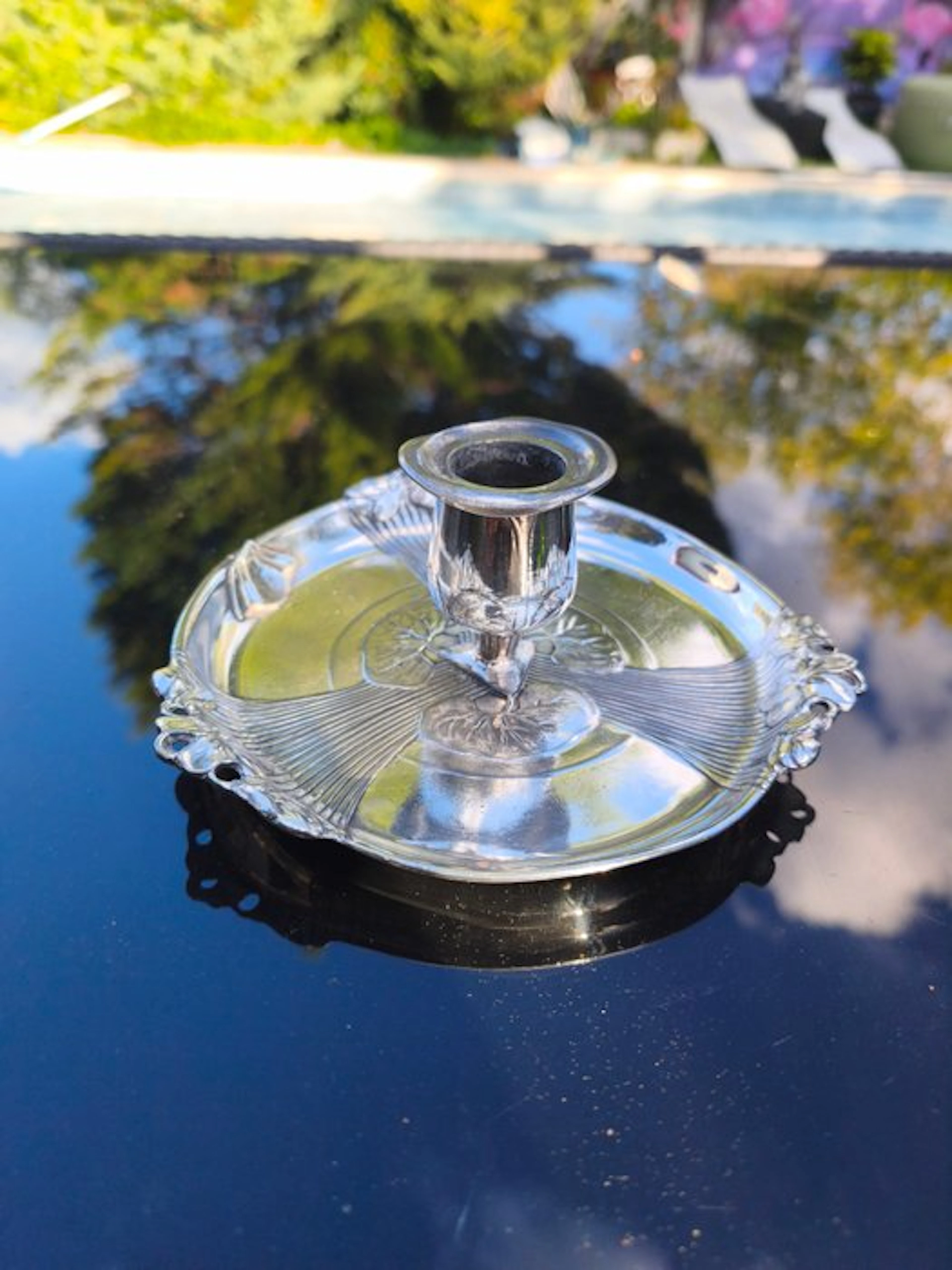 Christofle, Gallia - Taperstick - Silverplated