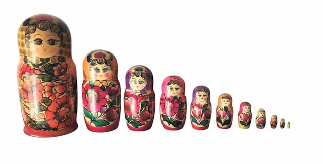 11 Matrioska Russa Gigante 29 cm - Figurine (11) - Wood