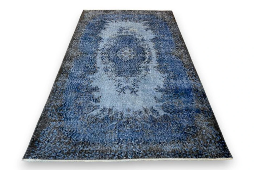 Blue vintage - Rug - 210 cm - 120 cm - √ handmade √ certificate