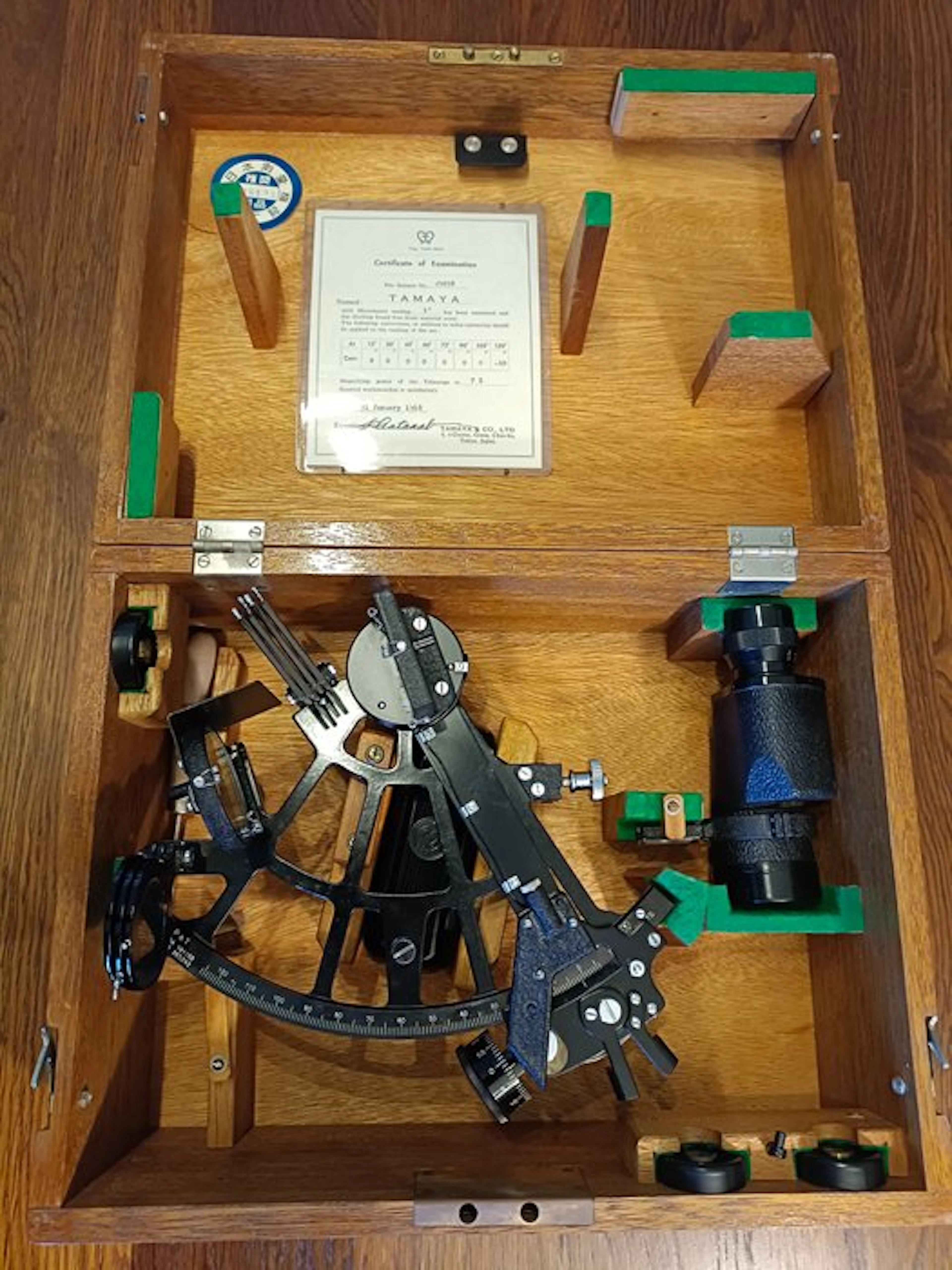 Sextant - Wood, Steel, Glass - Tamaya & Co., Ltd.