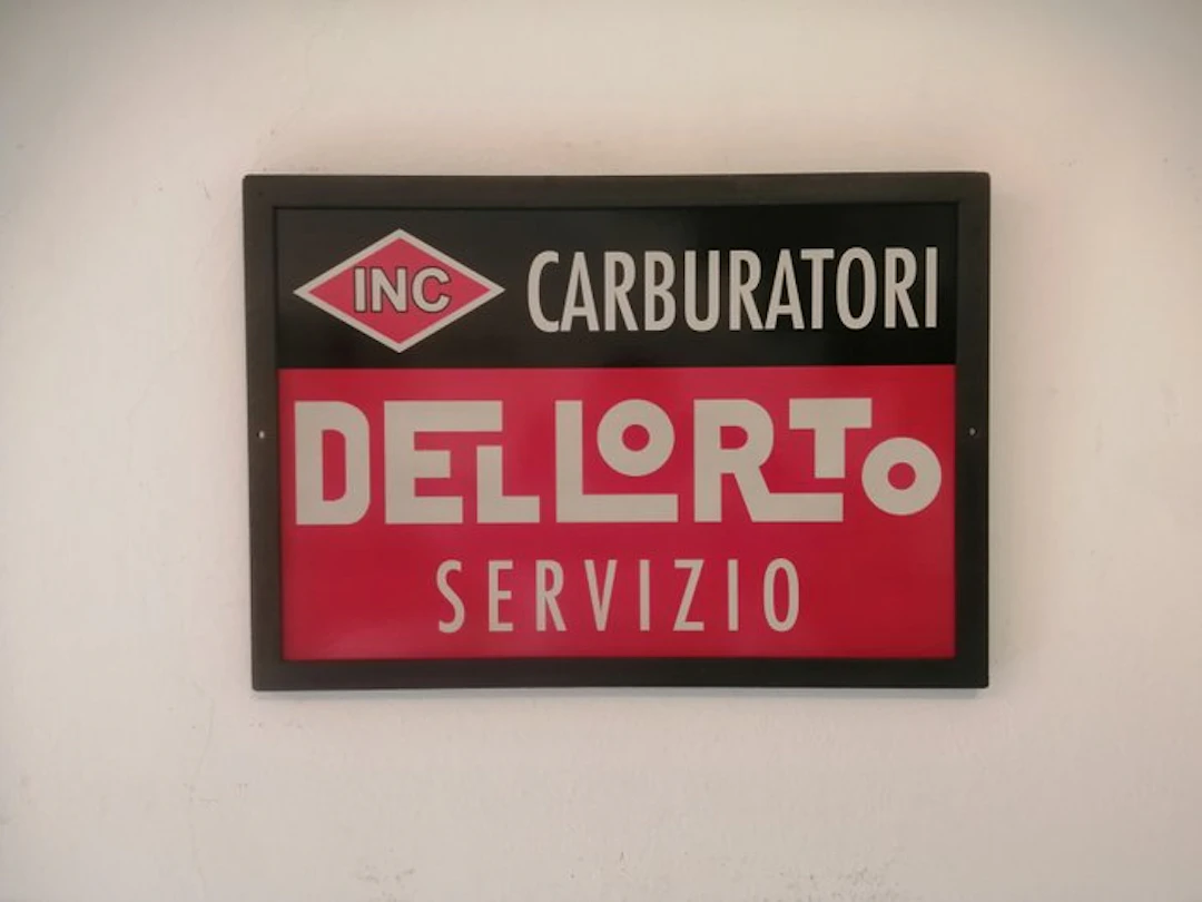 Dell'Orto - DELLORTO SERVICE - Advertising sign - Metal, Enamel