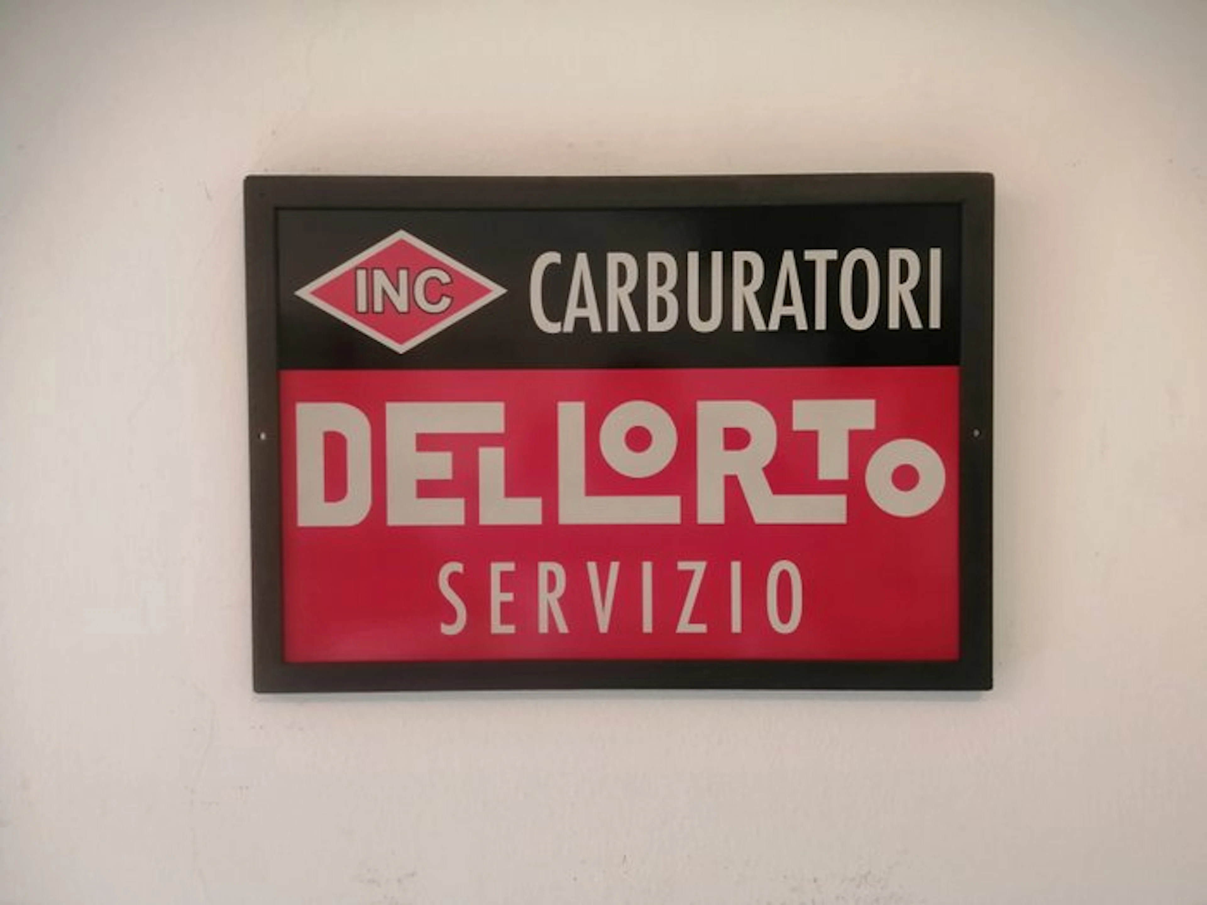 Dell'Orto - DELLORTO SERVICE - Advertising sign - Metal, Enamel