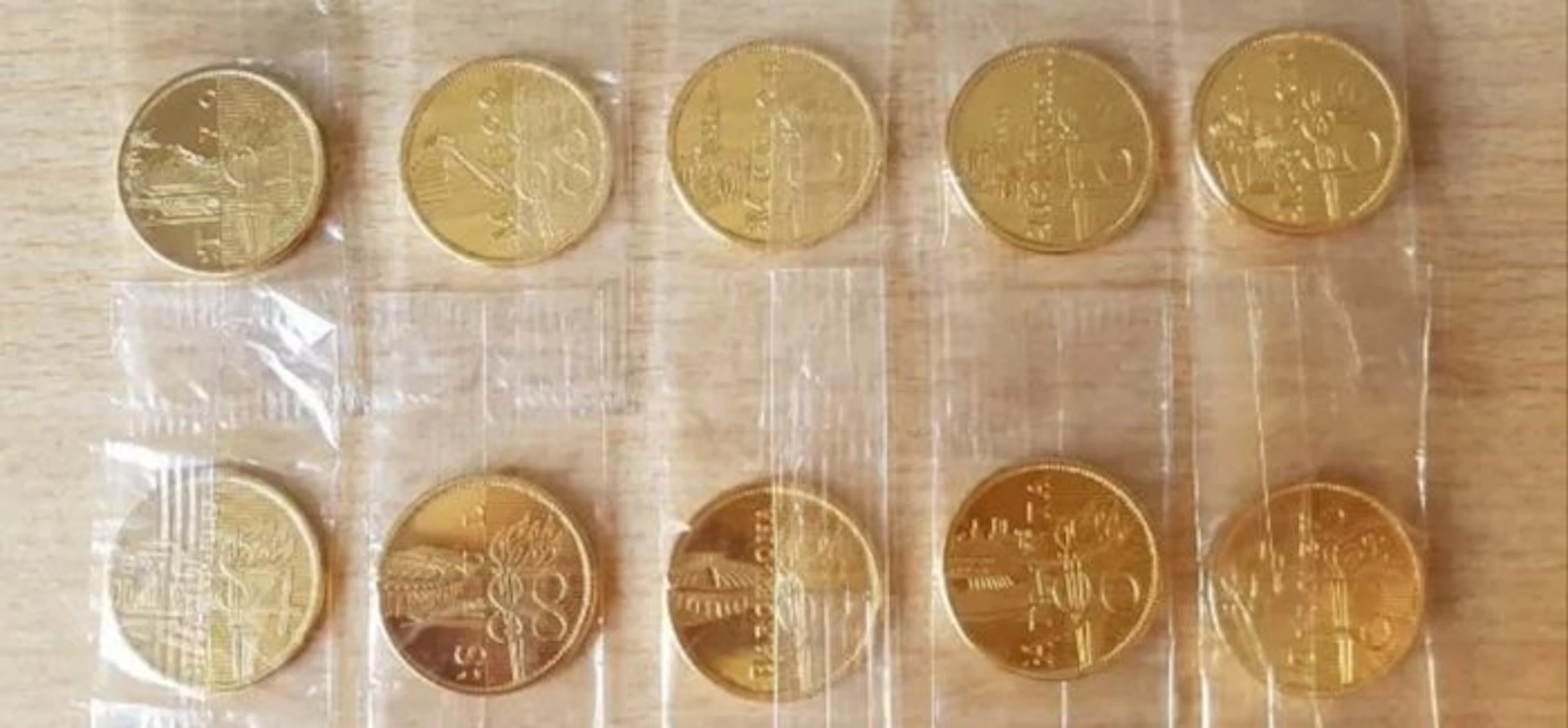 Olympic Games 22K gold coins - complete collection 1964-2000