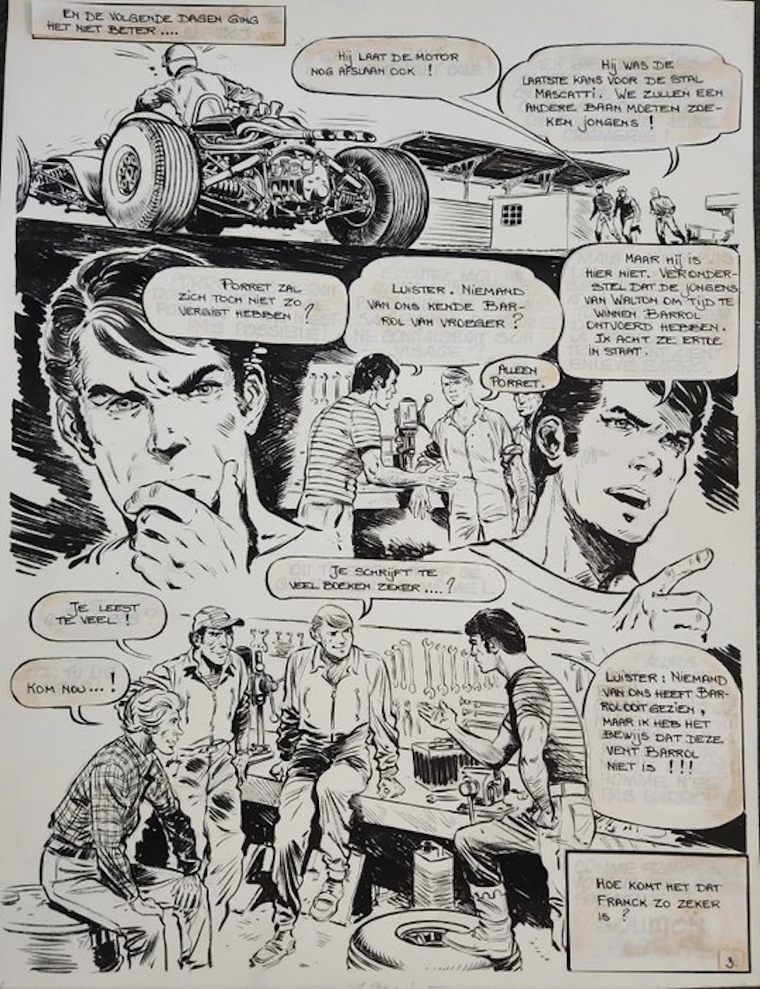 Dimitri Mouminoux - 1 Original colour page - Une enquête...