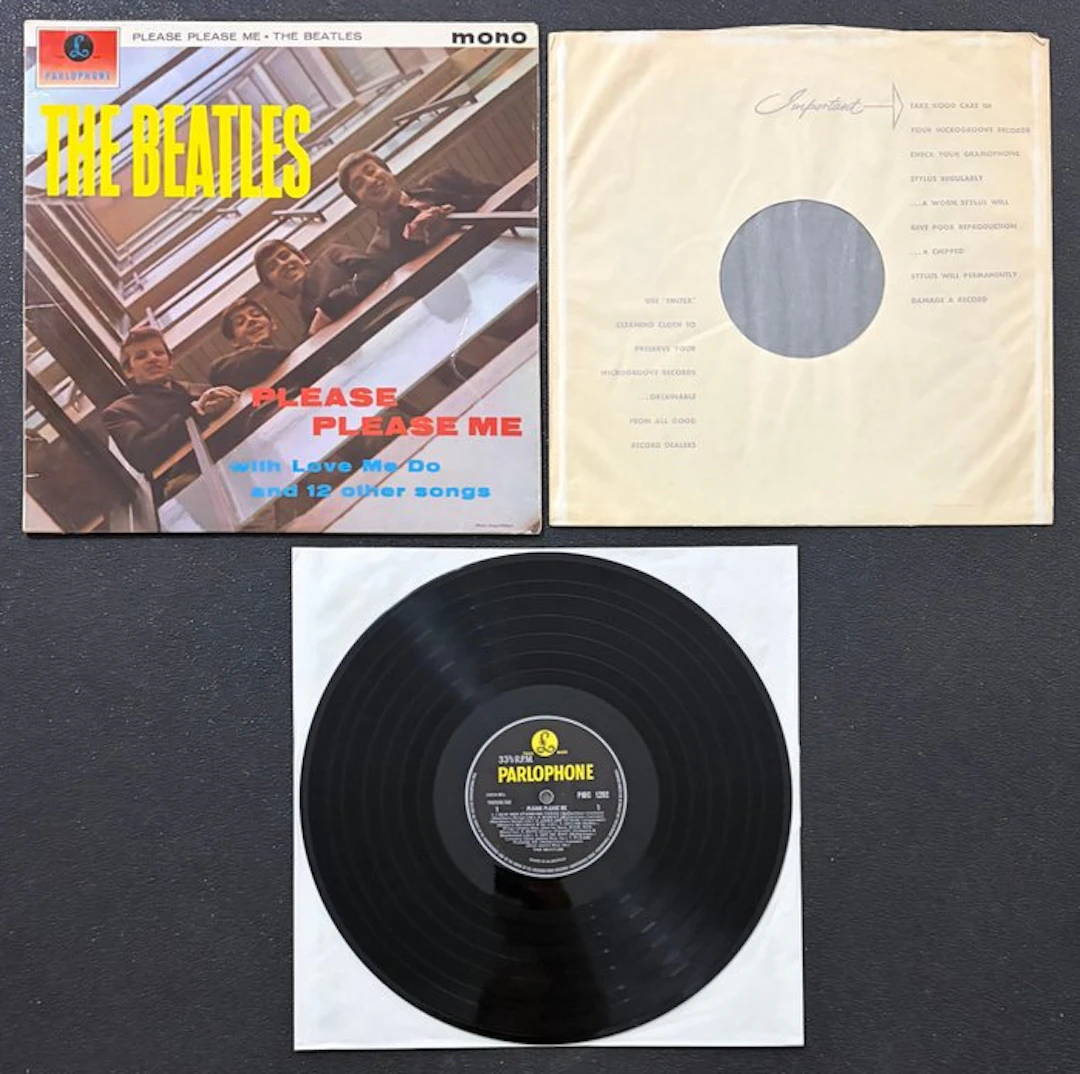 Beatles - Please Please Me (UK) - 5th Pressing Yellow...