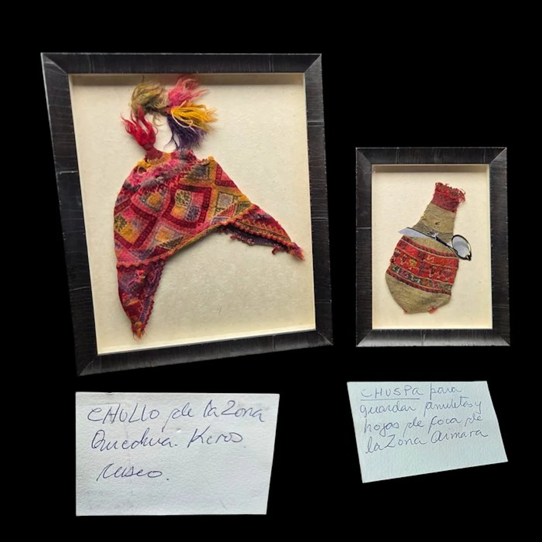 A beautiful set of two framed pieces