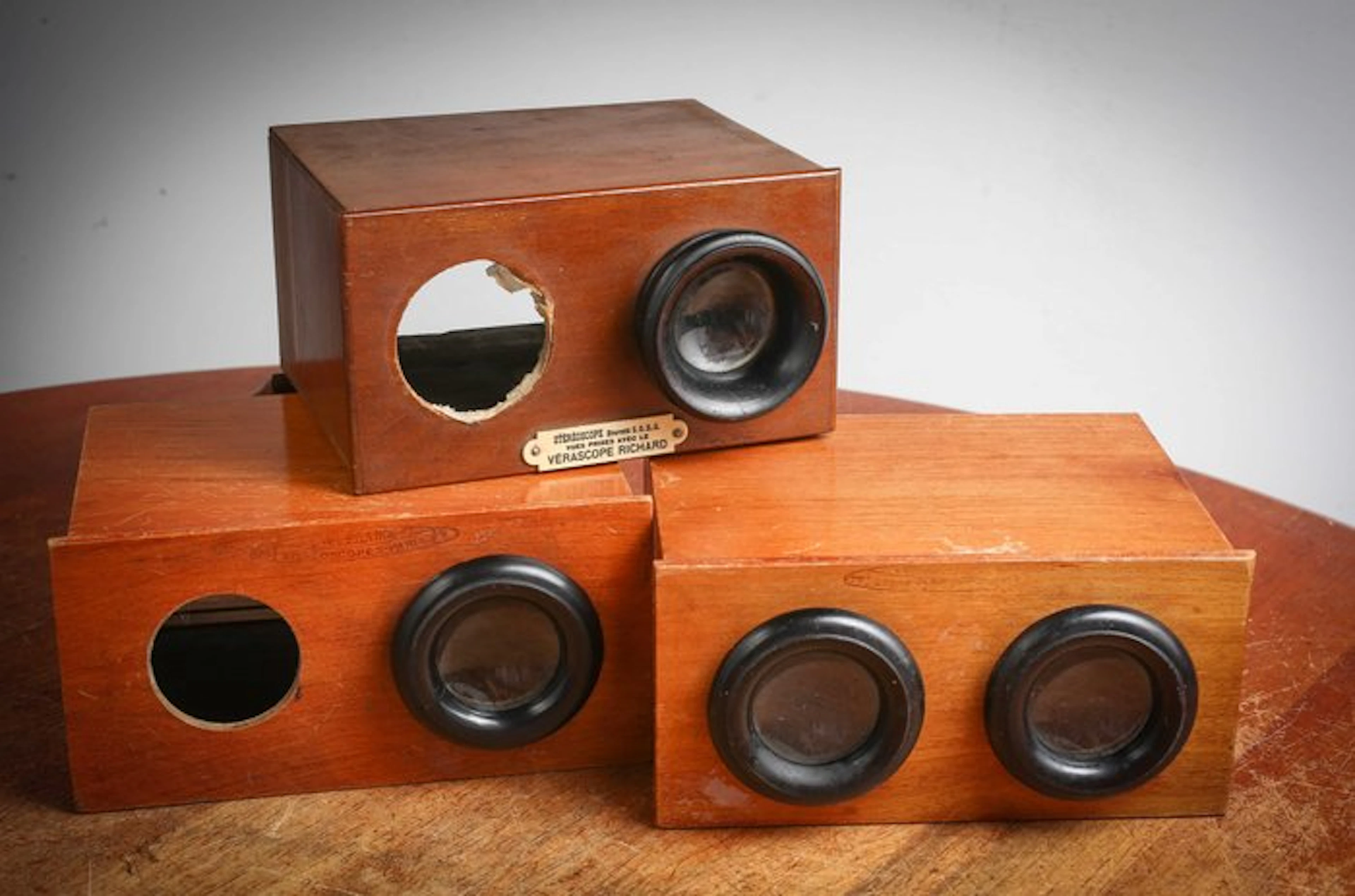 Verascope Richard et Unis France Stéréoscopes pour vues 6x13 Stereo viewer