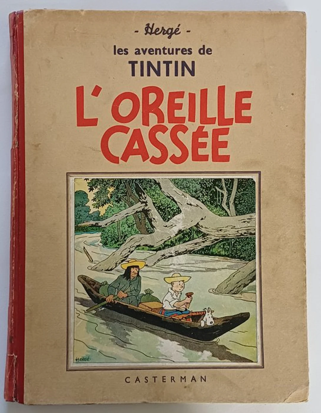 Tintin T6 - L'oreille cassée (A15) - C - N&B - 1 Album - 1941