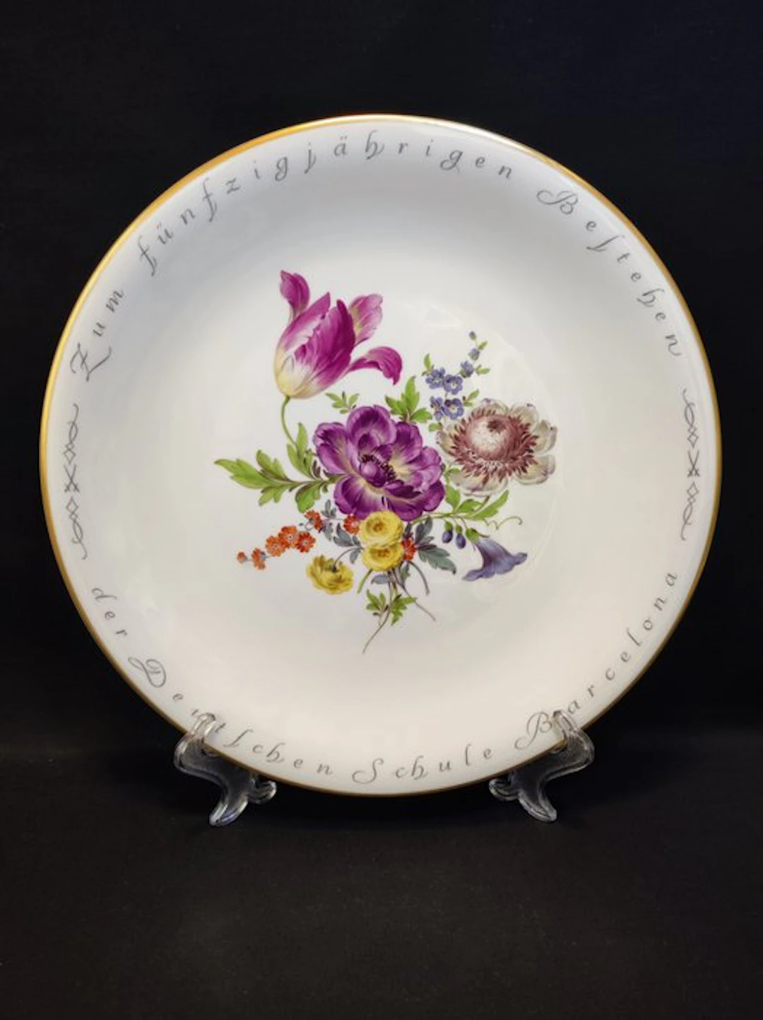 Meissen - Plate - limitierter Jubiläumsteller 24/100 "50...