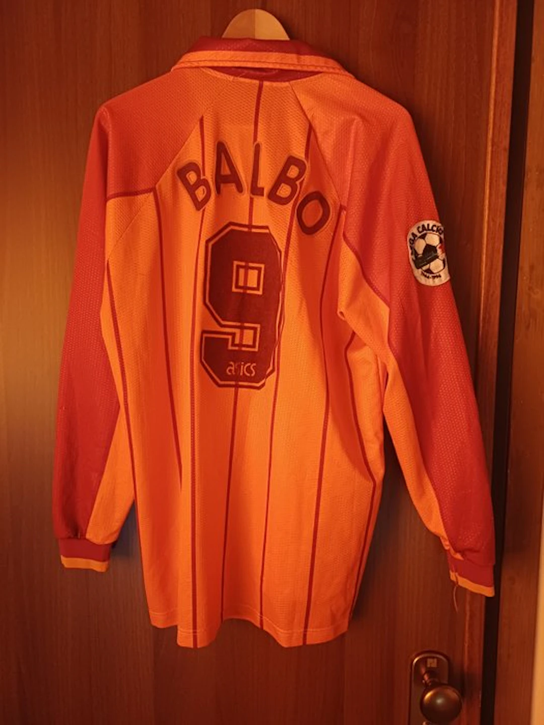 AS Roma - Italian Football League - Abel Balbo - 1996 - Football shirt