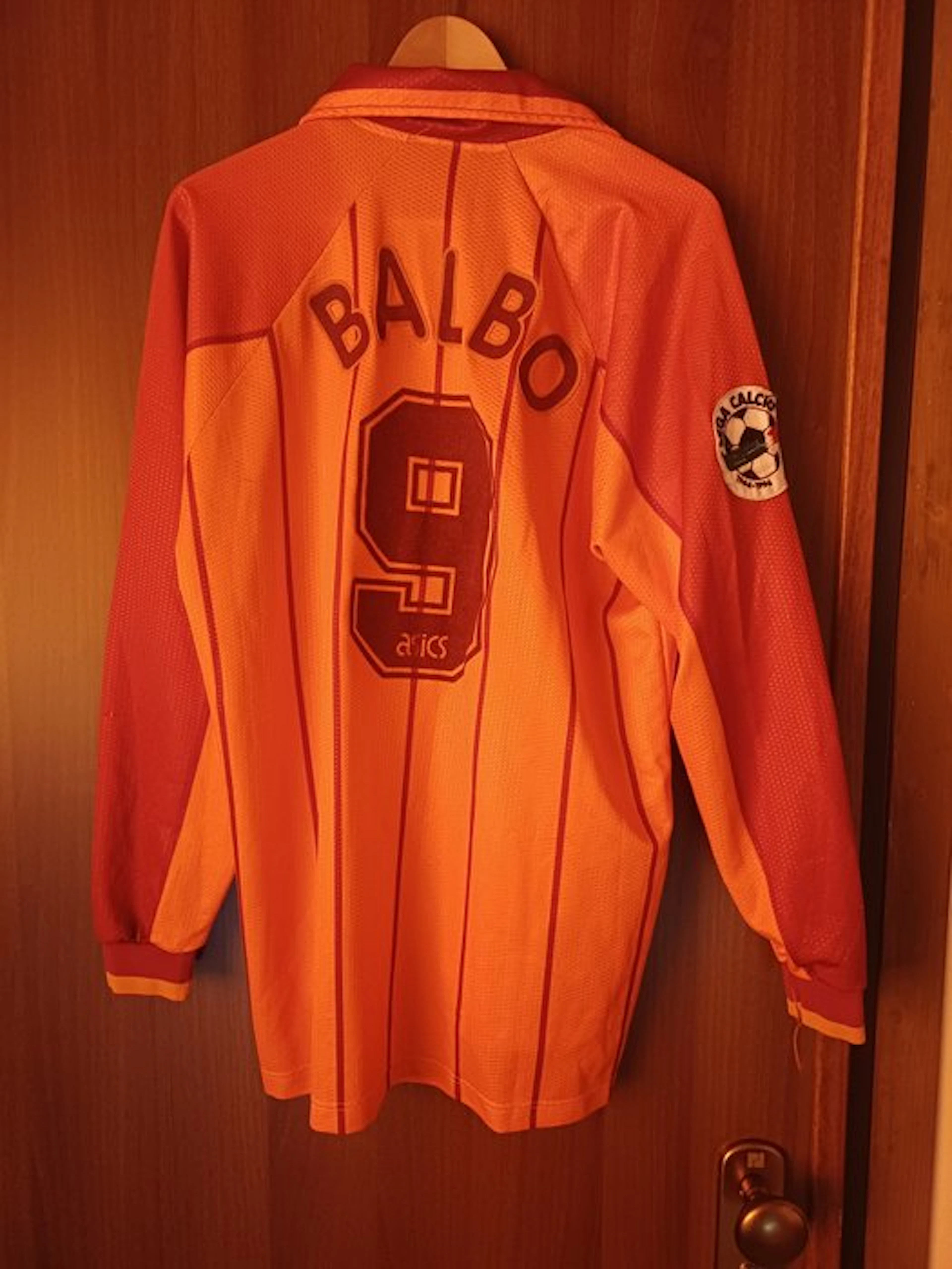 AS Roma - Italian Football League - Abel Balbo - 1996 - Football shirt