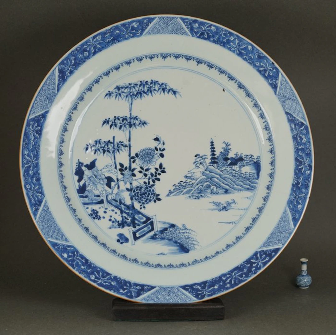 Yongzheng (1723-1735) - Qing Dynasty - Plate - Taoist...