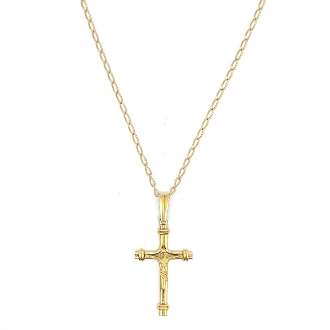 Necklace with pendant - 18 kt. Yellow gold