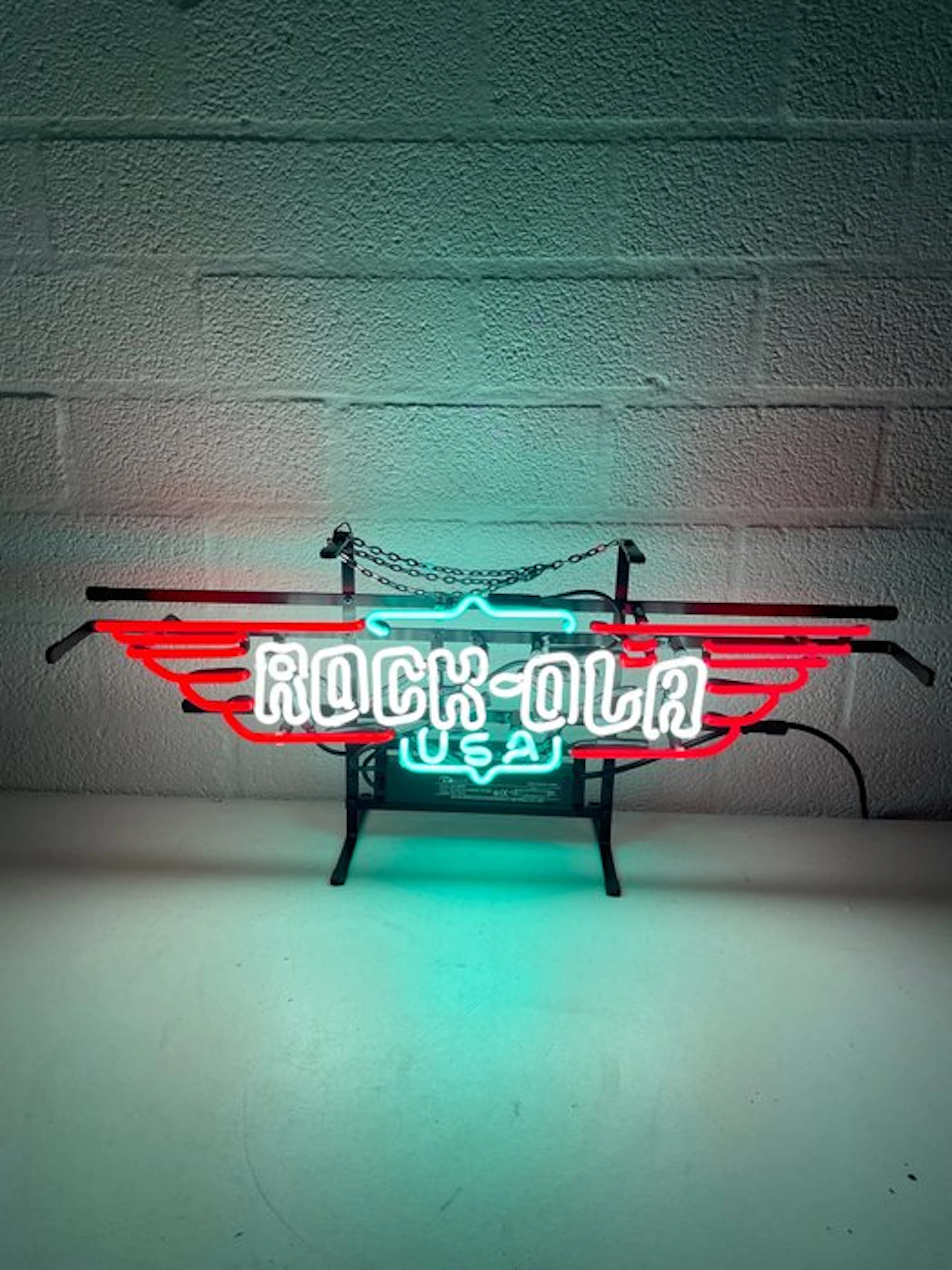 Rock-Ola - Glas neon Jukebox