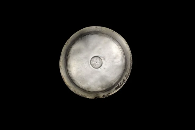 Achaemenid Silver phiale mesomphalos with an aramaic...