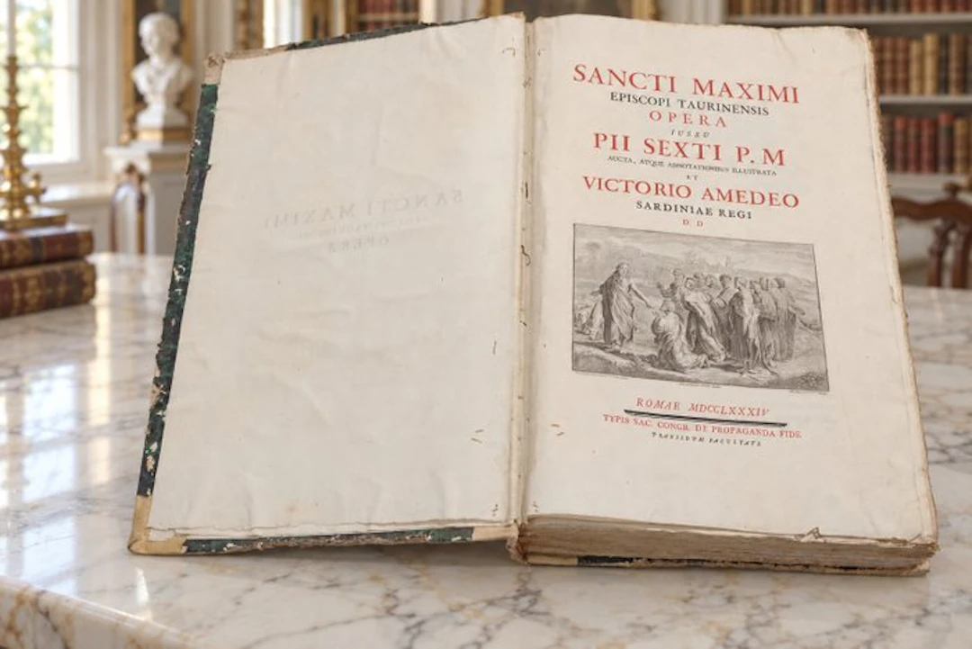 Sanctus Maximus (episcopus Taurinensis) - Sancti Maximi Opera - 1784
