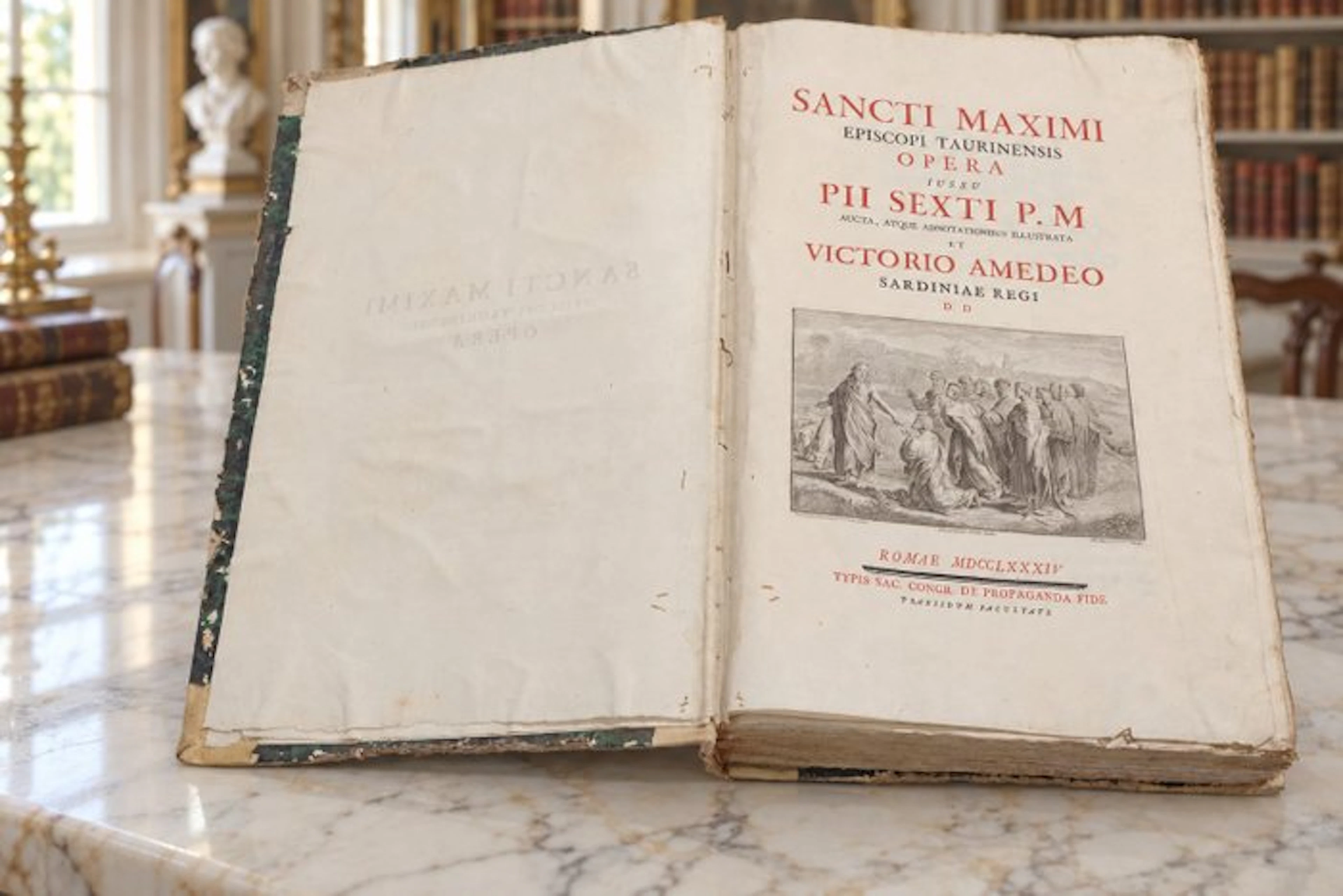Sanctus Maximus (episcopus Taurinensis) - Sancti Maximi Opera - 1784
