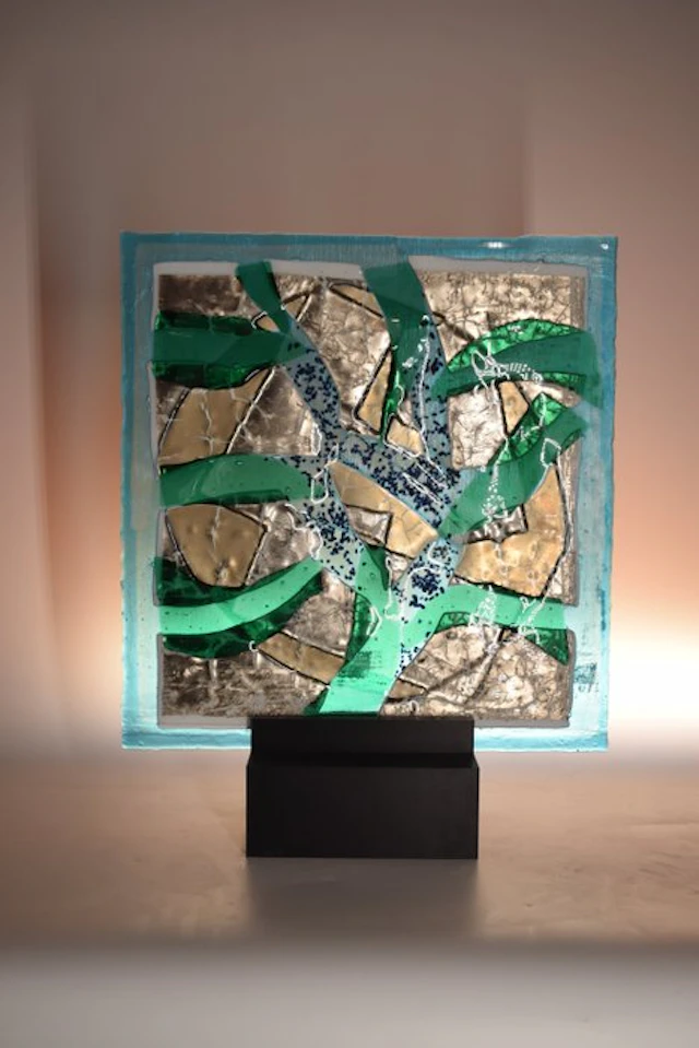 Eros Raffael - Sculpture, 24AB02 - 53 cm - Murano glass
