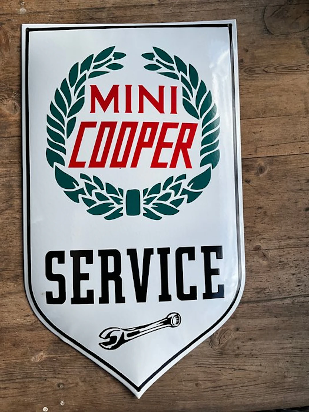 XXL - Mini Cooper Service - Enamel Sign