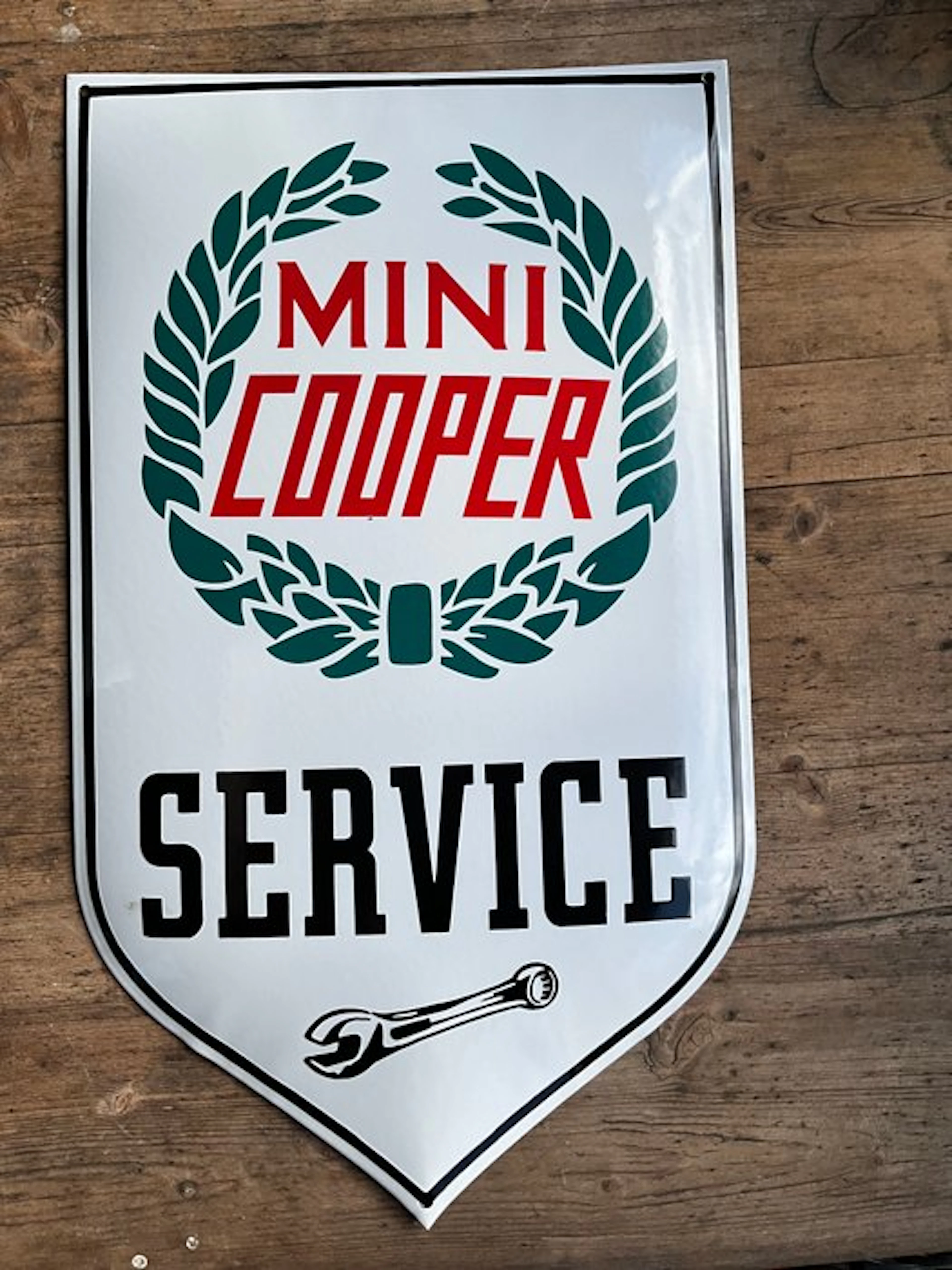 XXL - Mini Cooper Service - Enamel Sign
