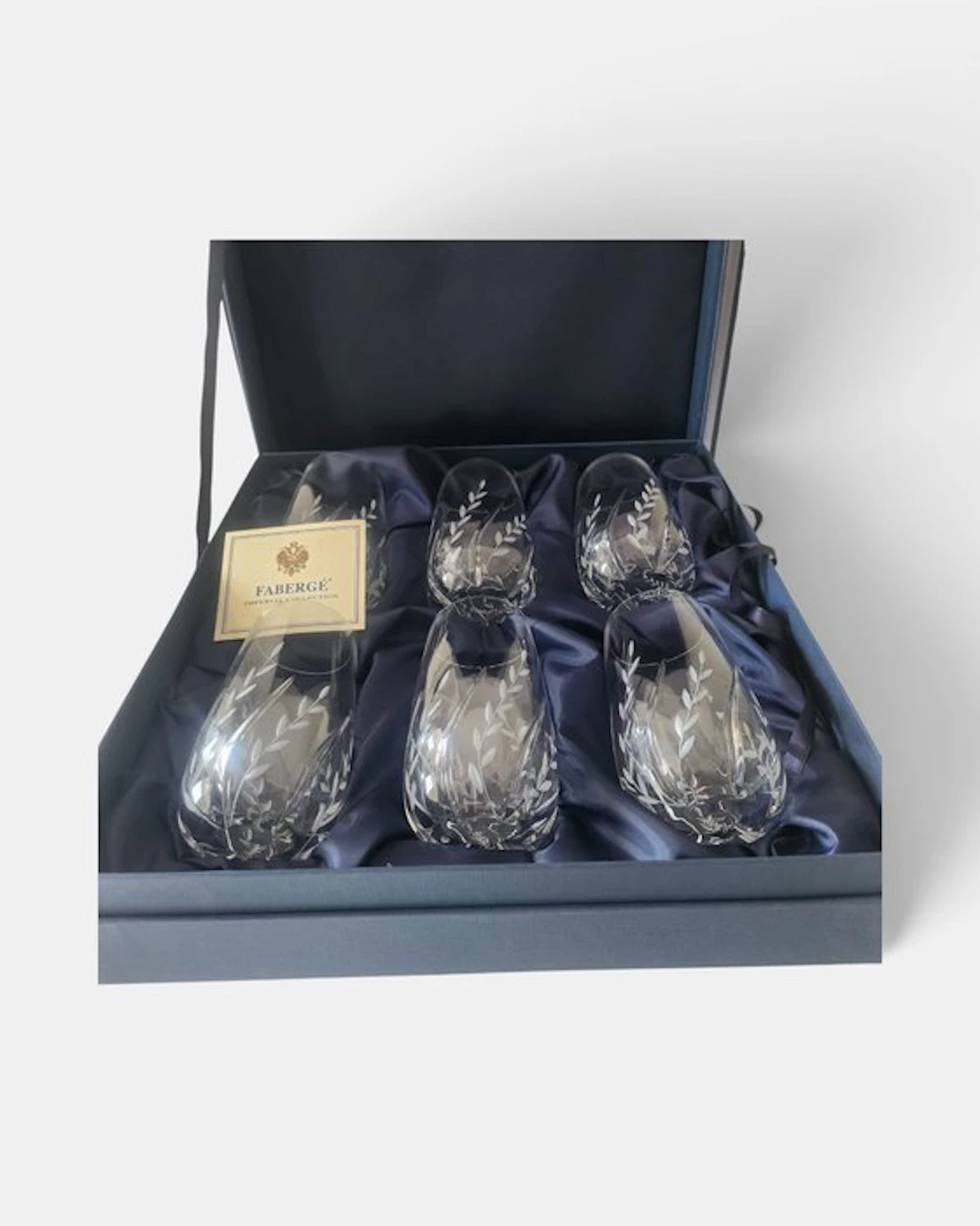 Drinking set (6) - Crystal - Fabergé Style