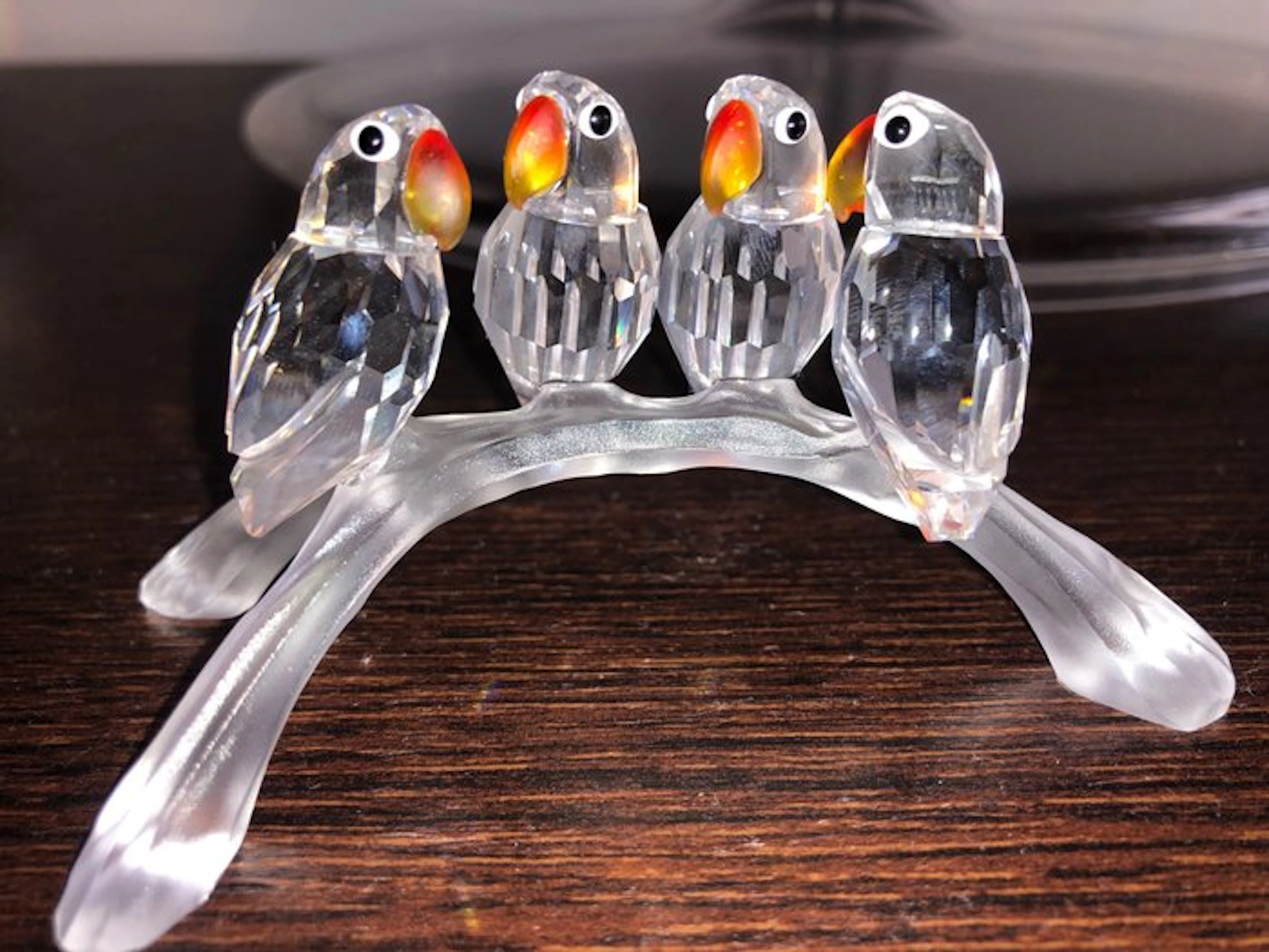 Swarovski - Figure - Baby Lovebirds 199123 - Box - Crystal