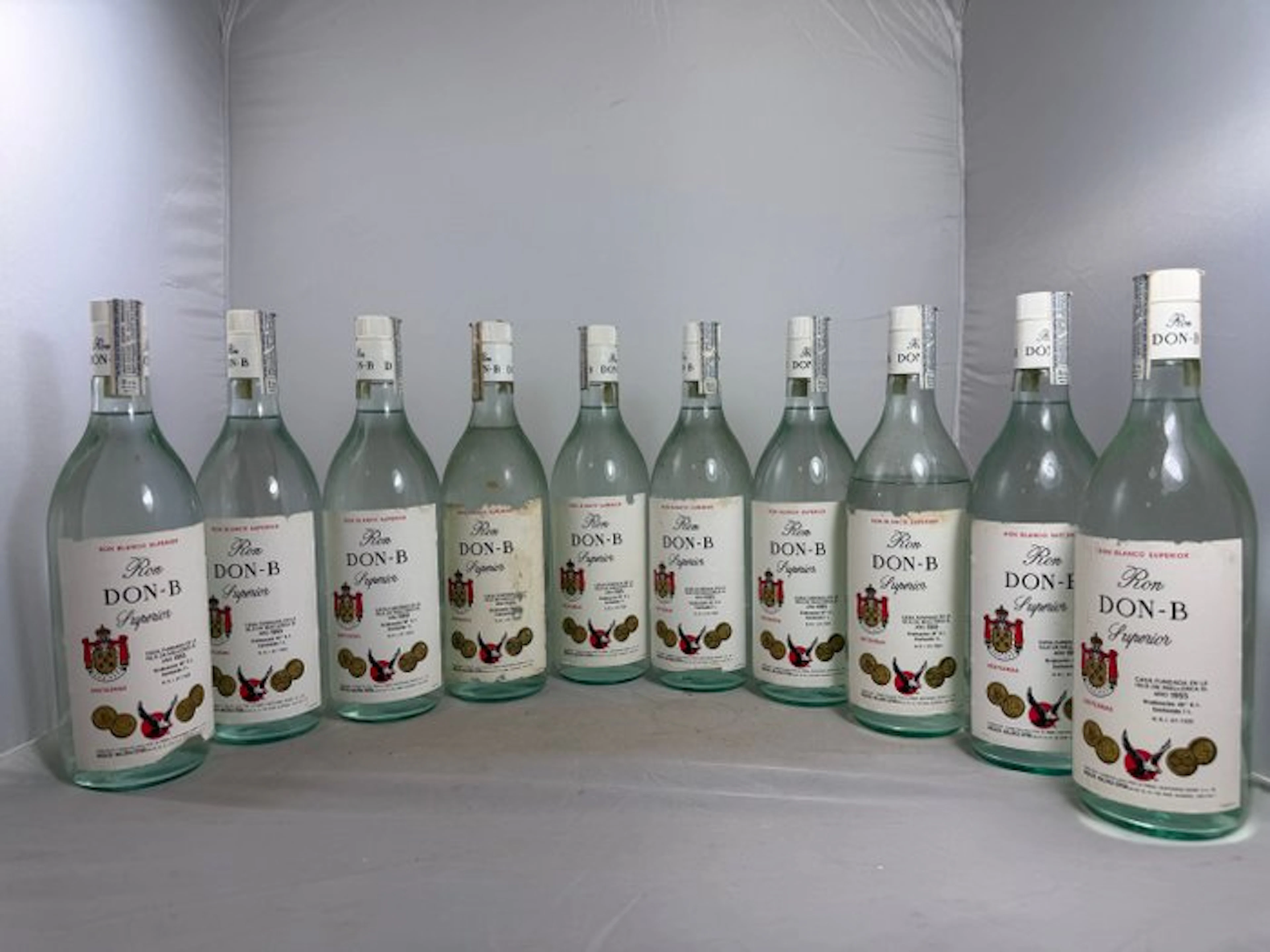 Don-B - Ron Superior - b. 1980s - 1.0 Litre - 10 bottles