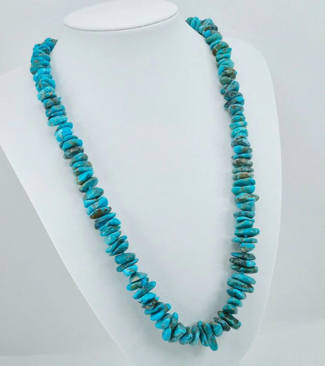 Turquoise - Silver, No Reserve - Necklace - Turquoise Arizona