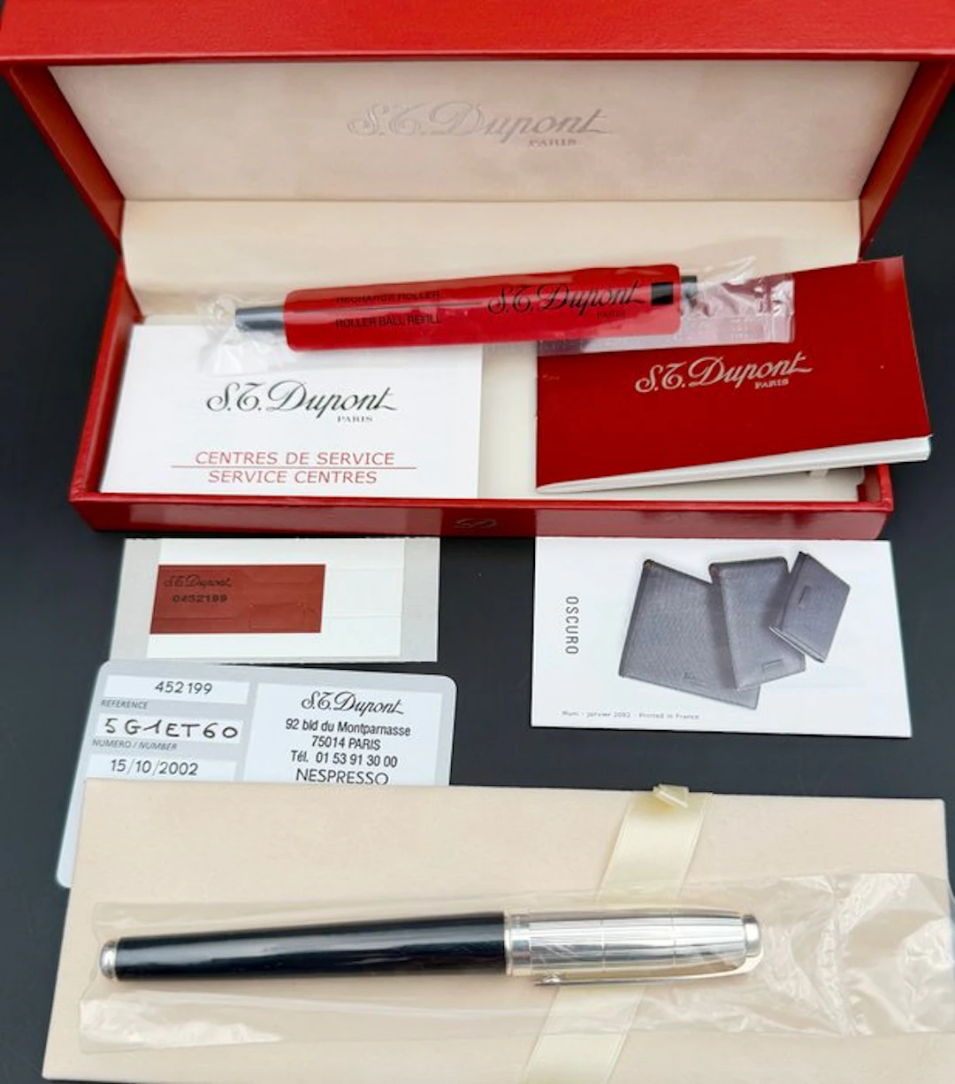 S.T. Dupont - Olympio Palladium - Roller ball pen