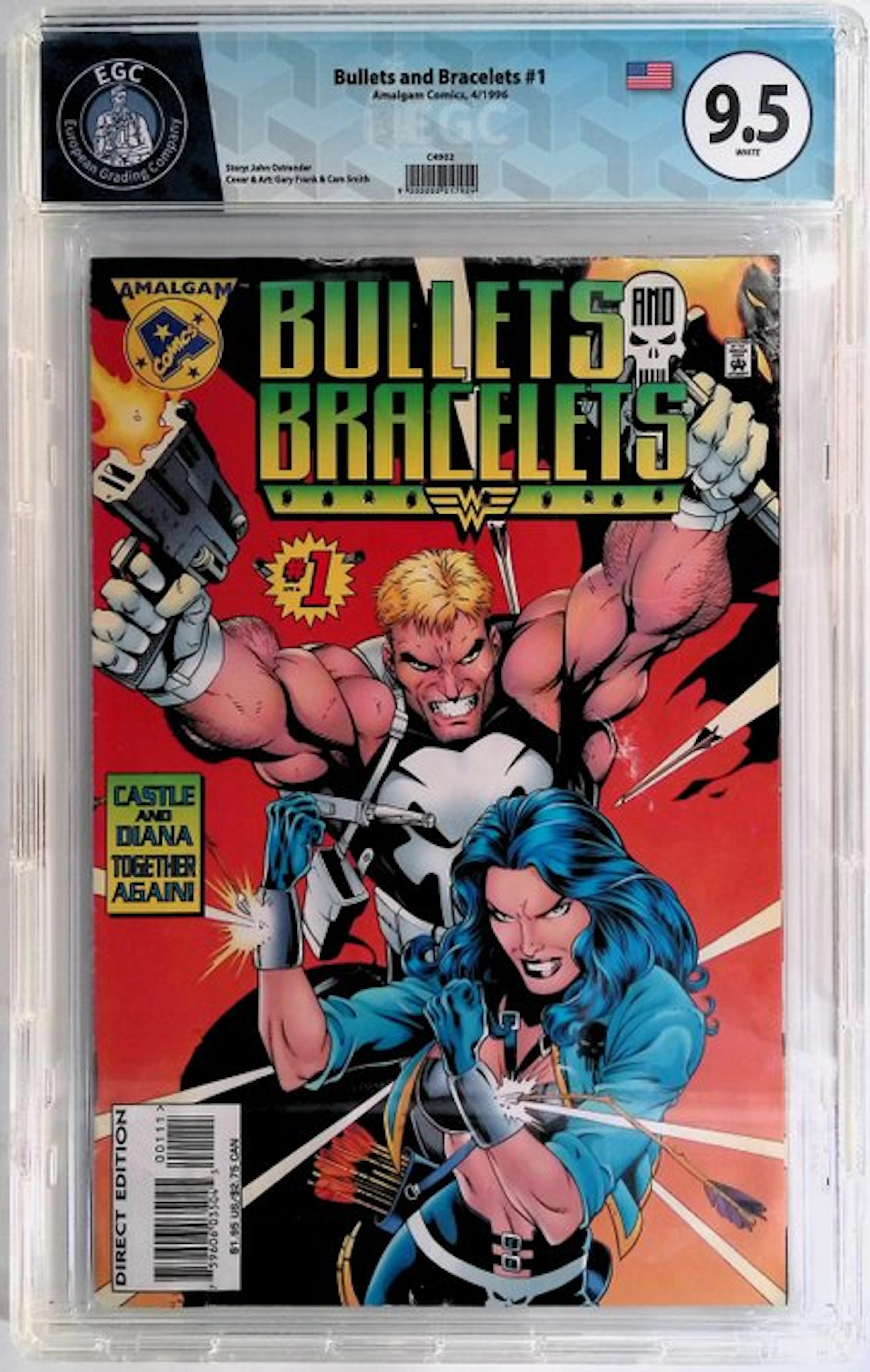 Bullets and Bracelets #1 - EGC 9.5 - 1 Graded comic - First edition - 1996