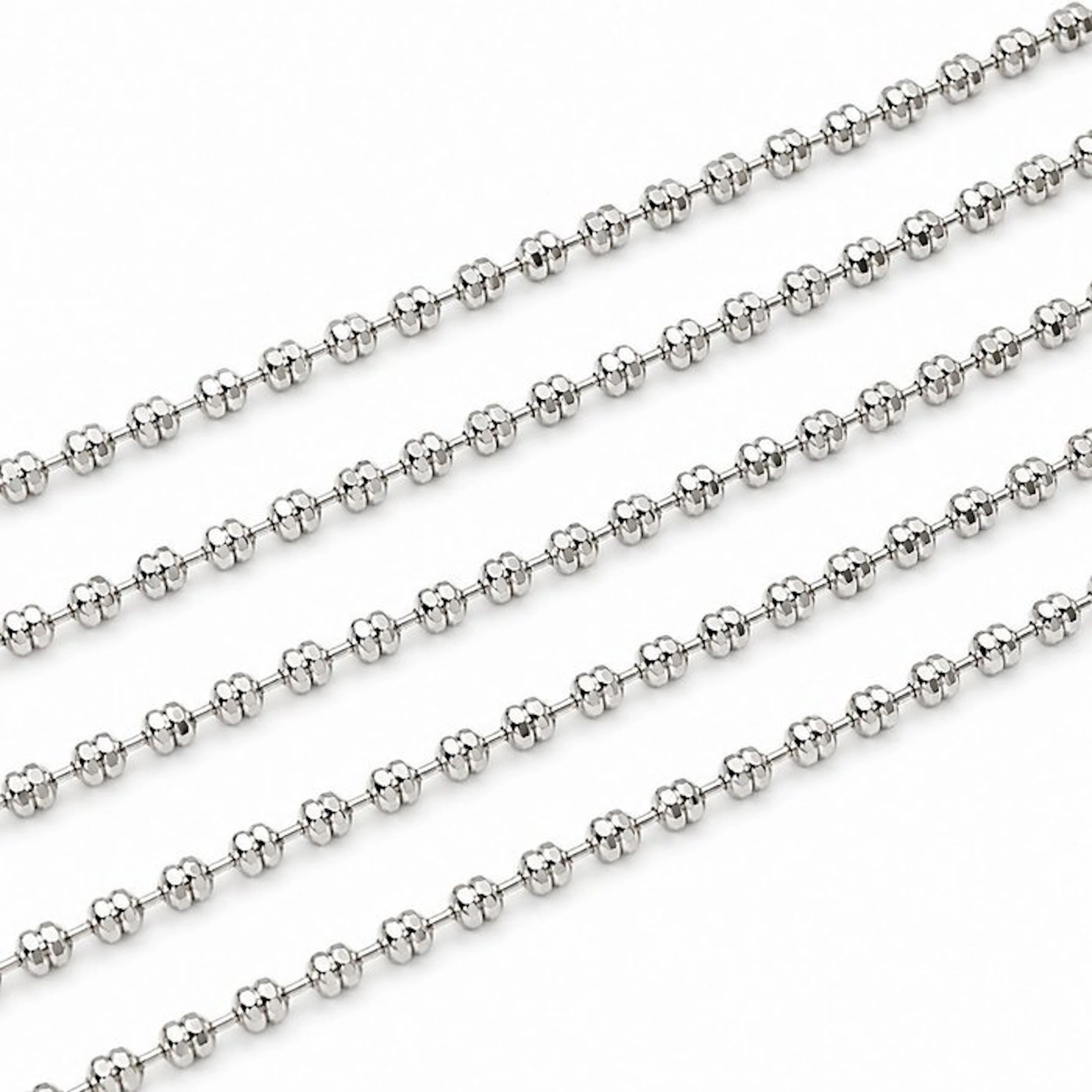 UnoAErre - Necklace - 18 kt. White gold - Made in Italy - Handmade