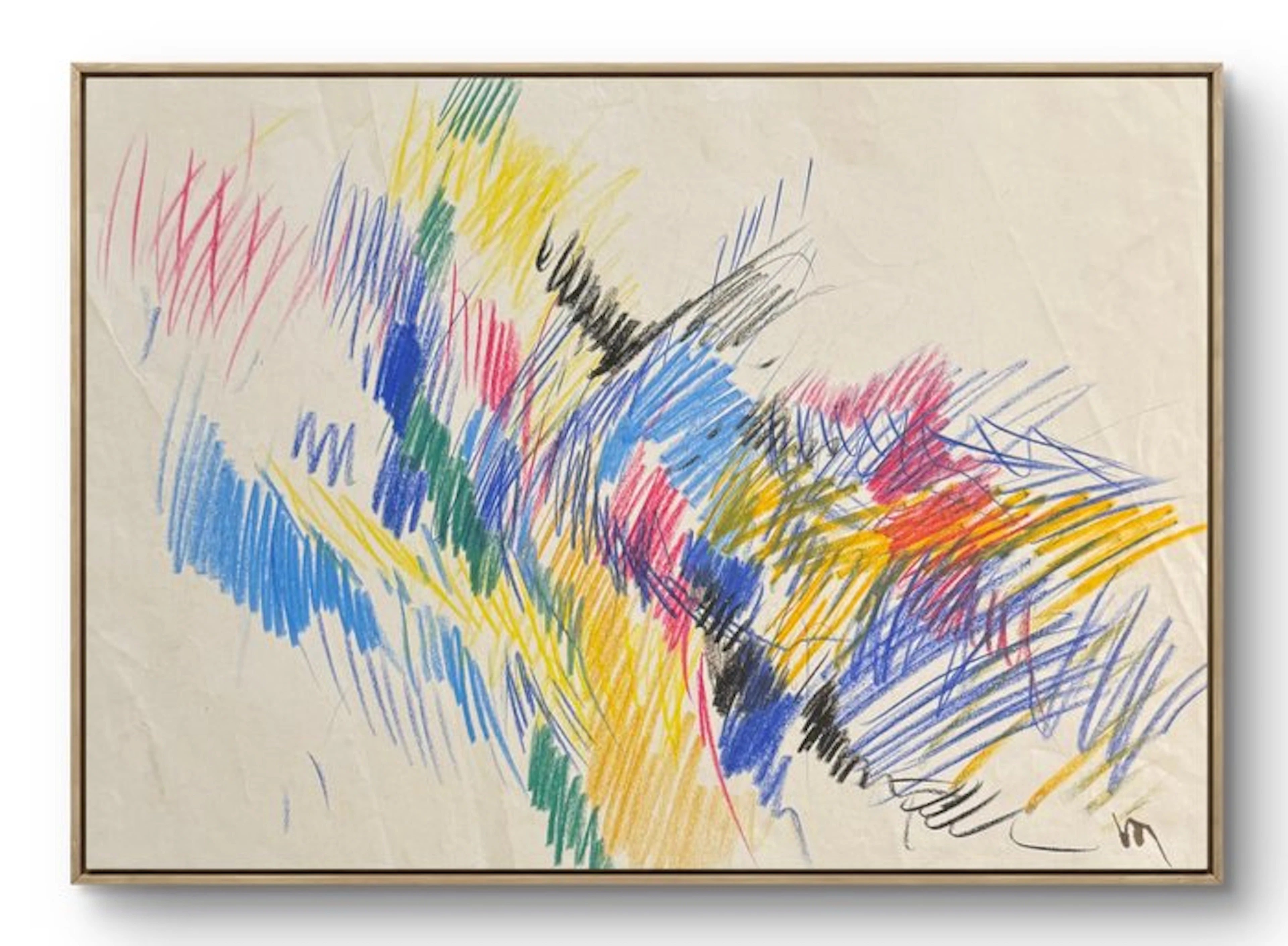 René Mels (1909-1977) - Composition abstraite 1965