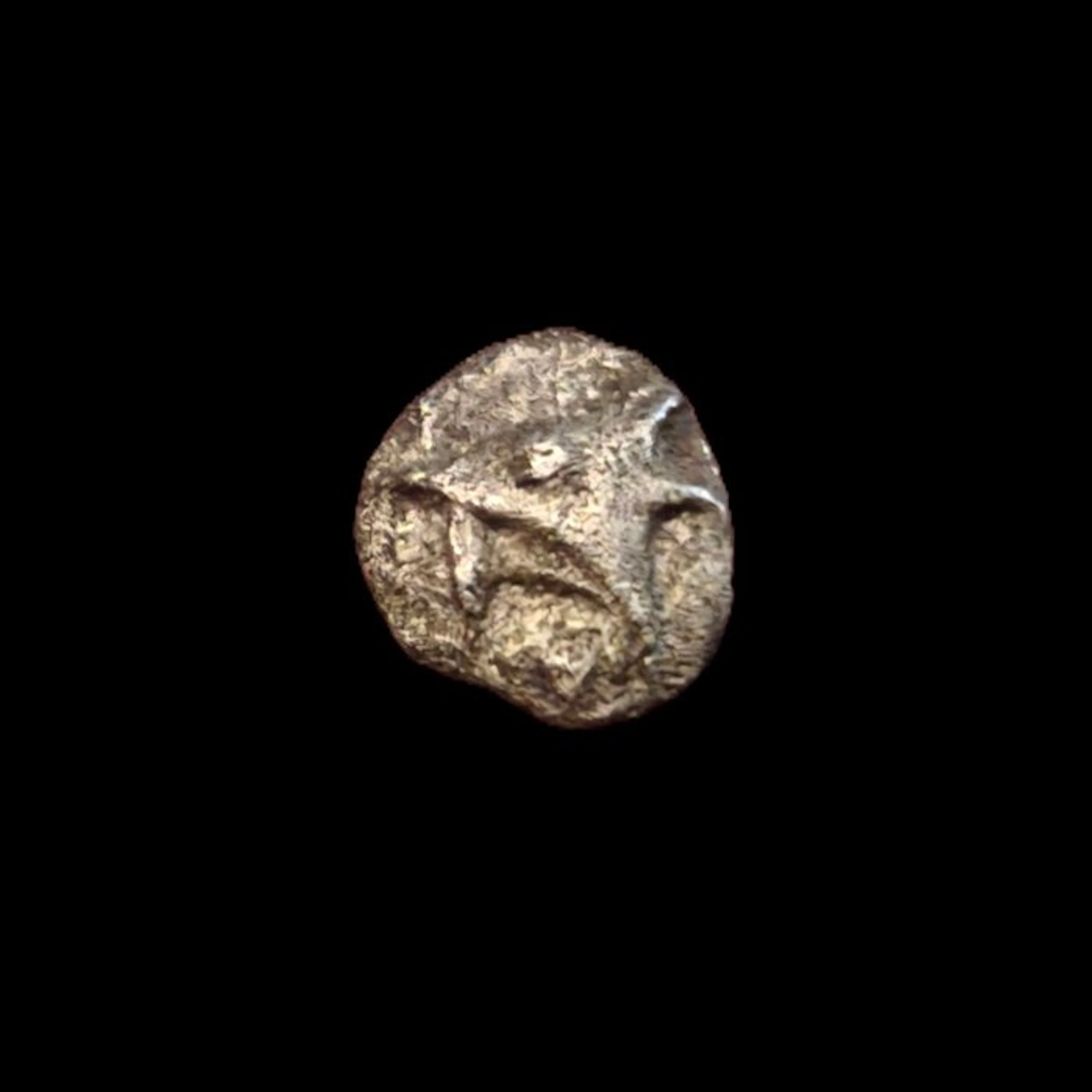 Mysia, Kyzikos Hemiobol cir. 550-480 BC. Head of a Tunny / Quadripartite