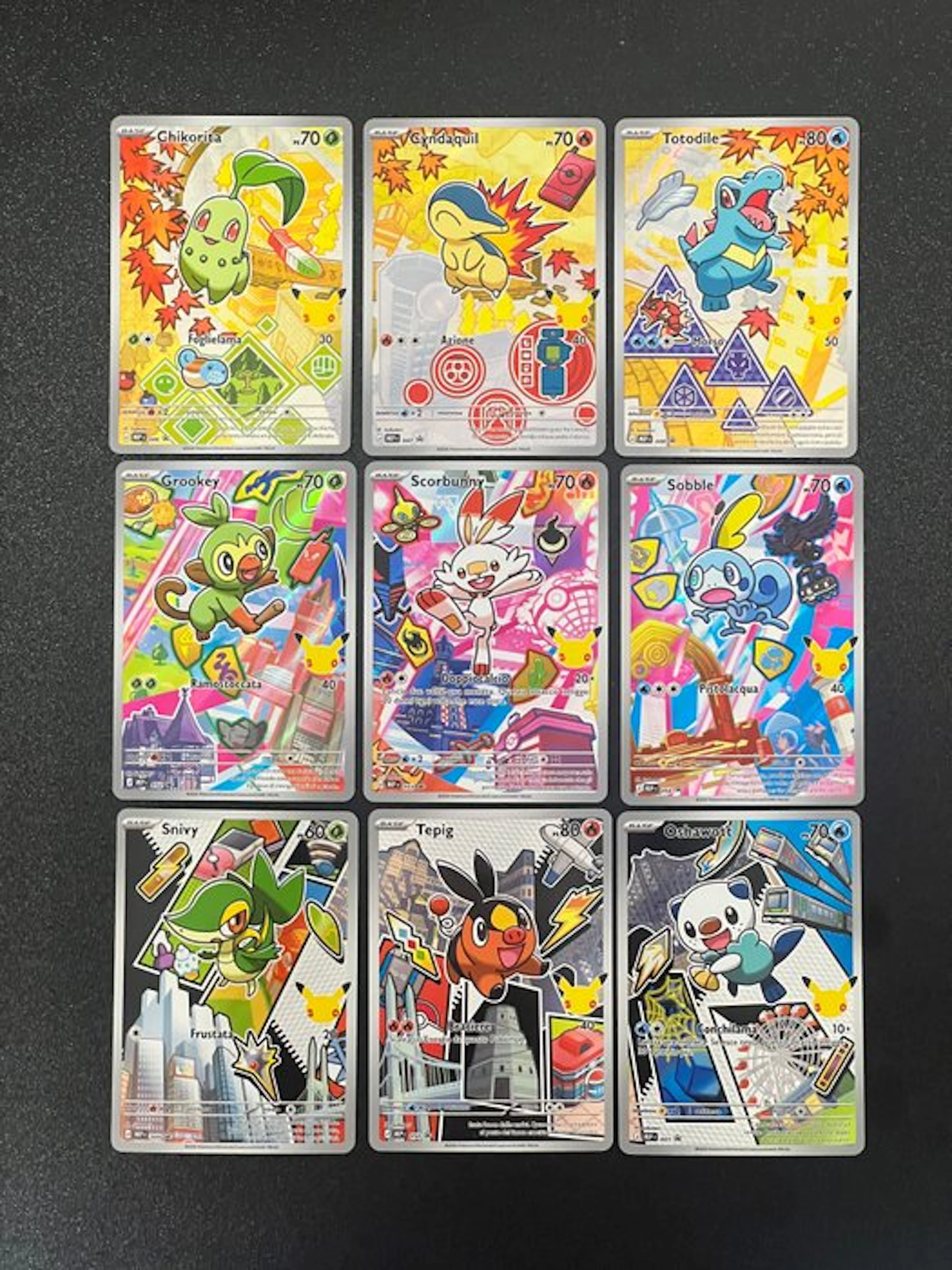 Pokémon - 9 Card - First Partner Illustration Collection...