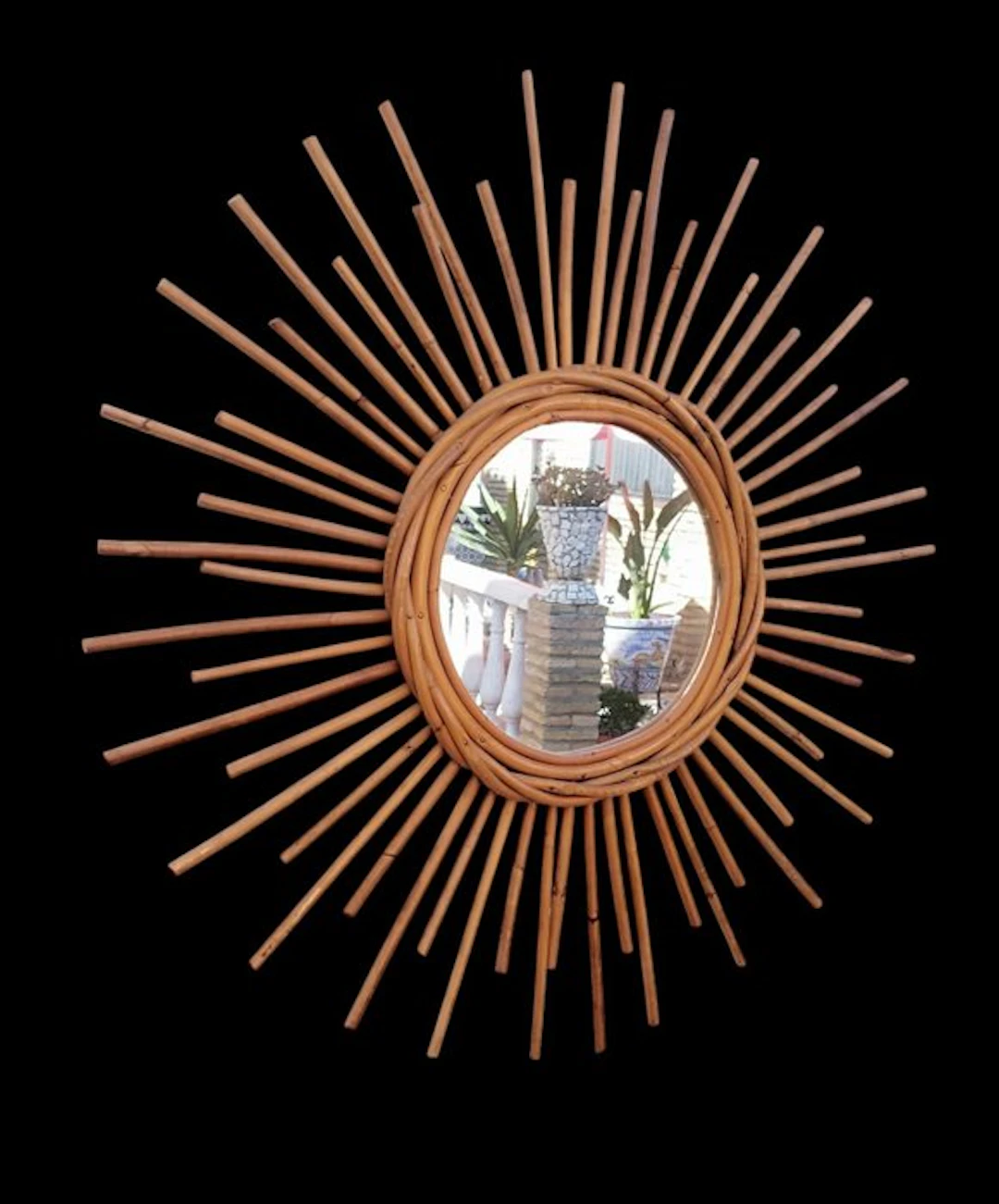 Wall mirror- sun - gem - Vintage mirror