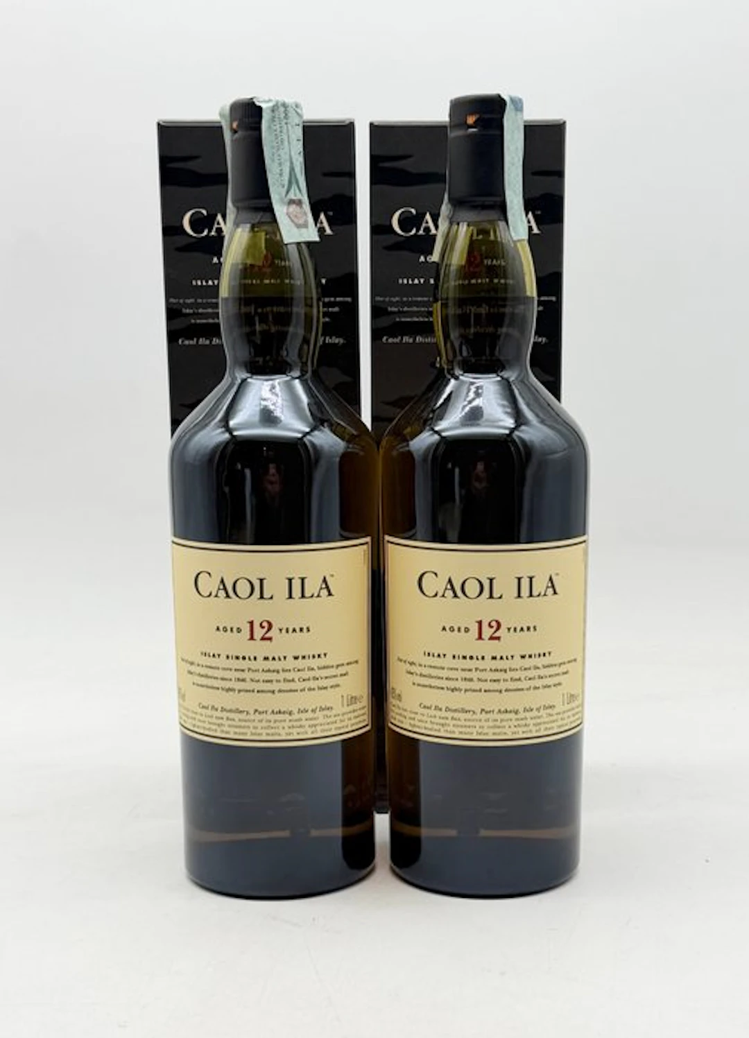 Caol Ila 12 years old - 1 Litre - 2 bottles
