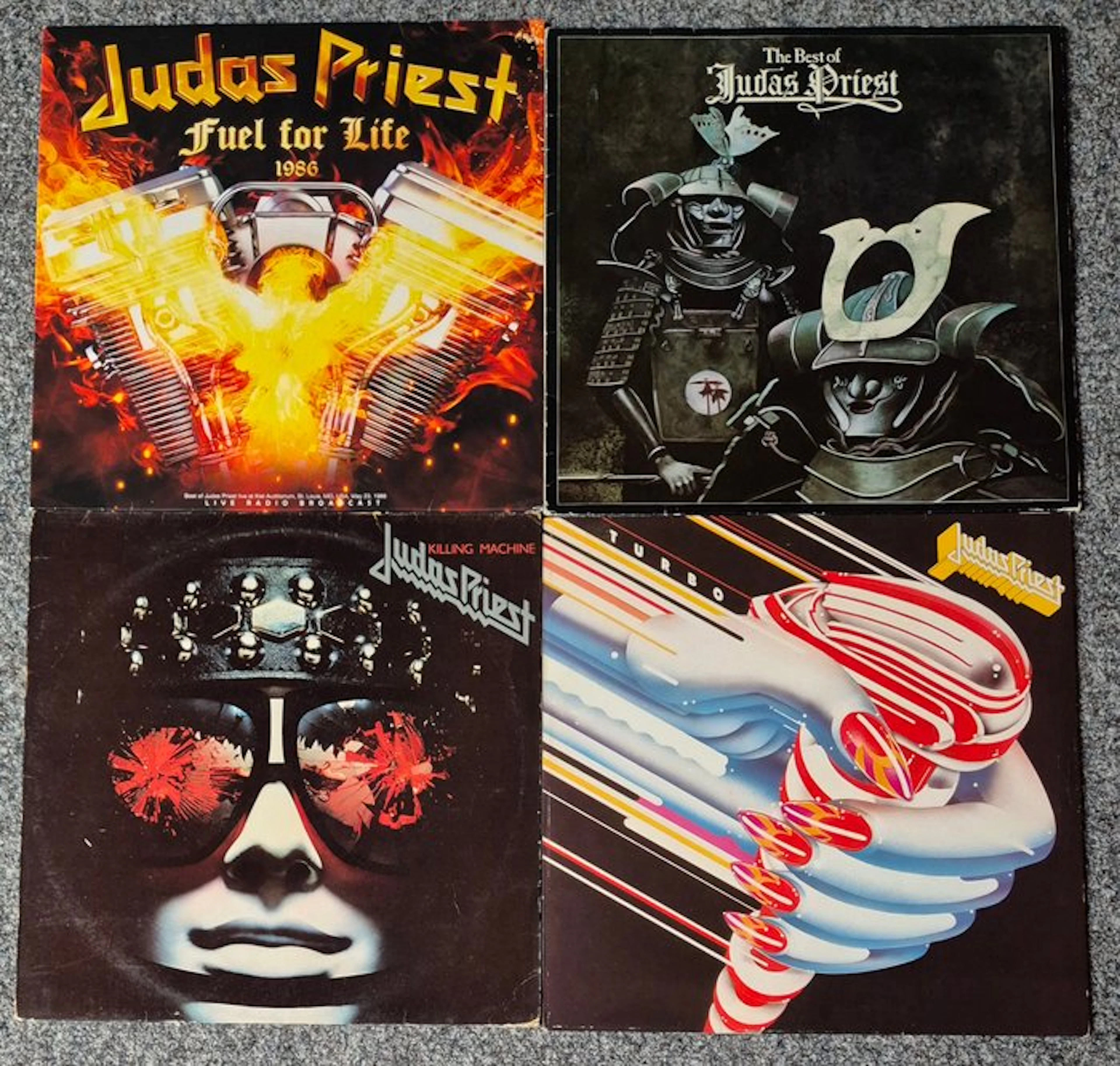 Judas Priest - 4x excellent Judas Priest albums - LP...