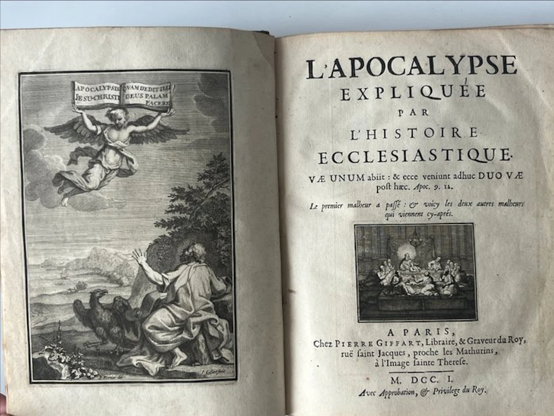 Anonyme - L'Apocalypse expliquée par l'histoire ecclesiastique - 1701
