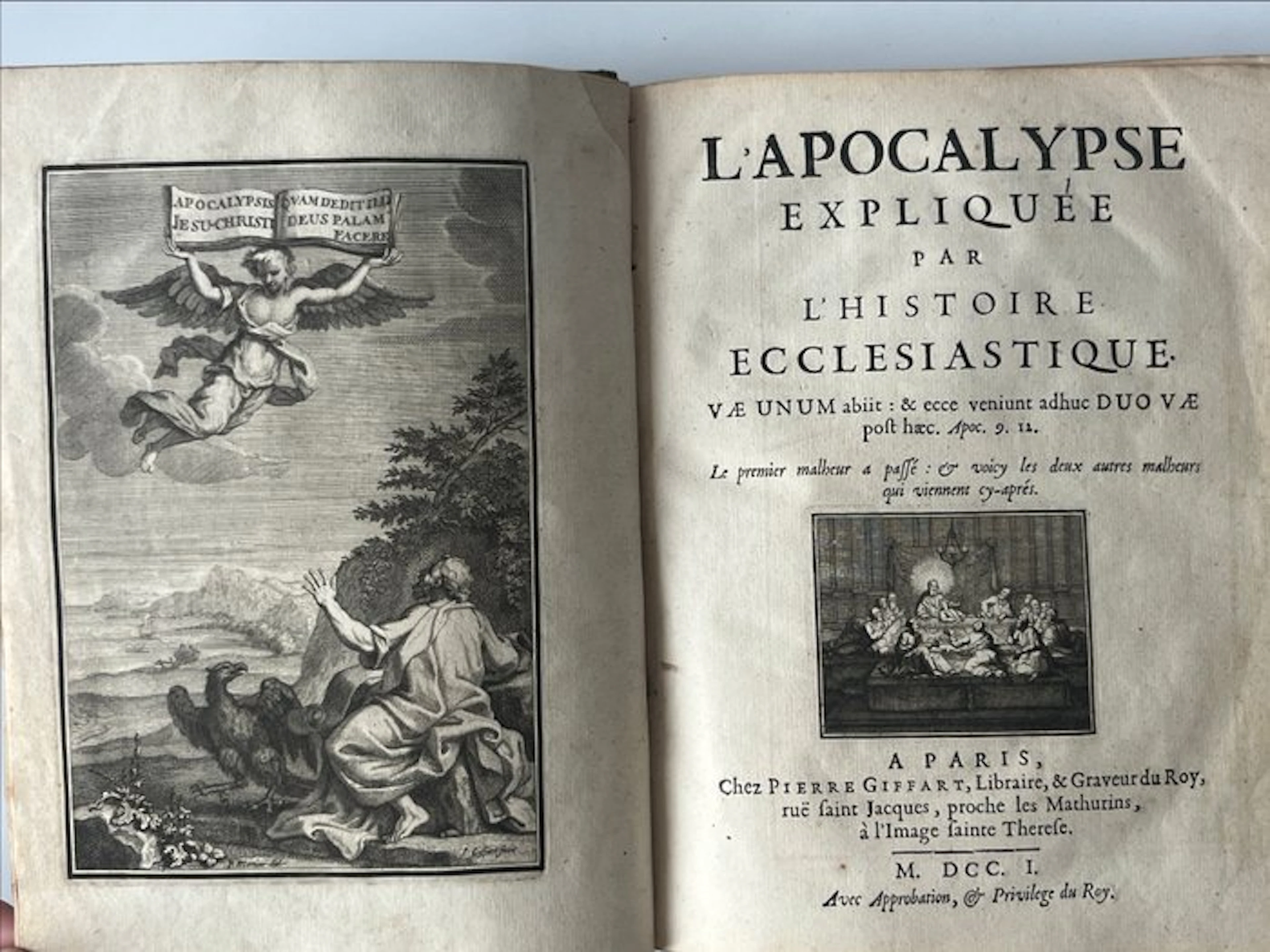 Anonyme - L'Apocalypse expliquée par l'histoire ecclesiastique - 1701