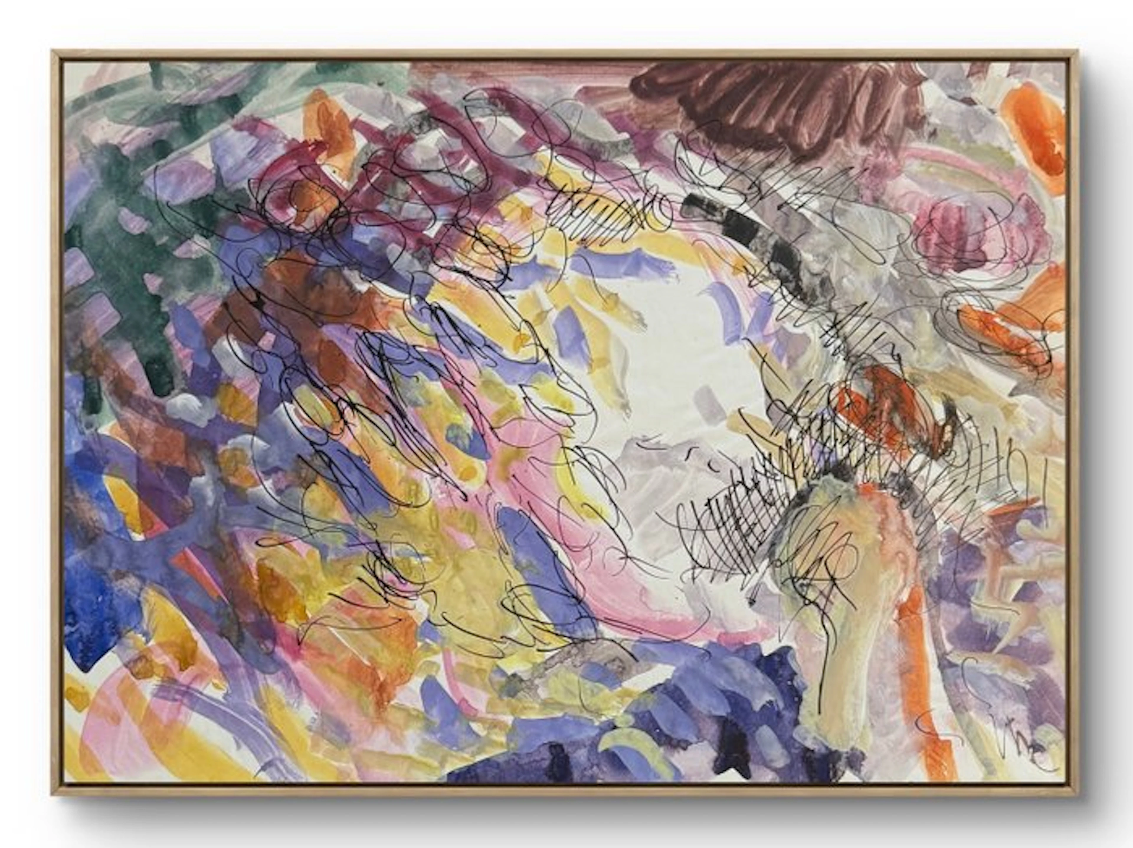 René Mels (1909-1977) - Composition abstraite 1965